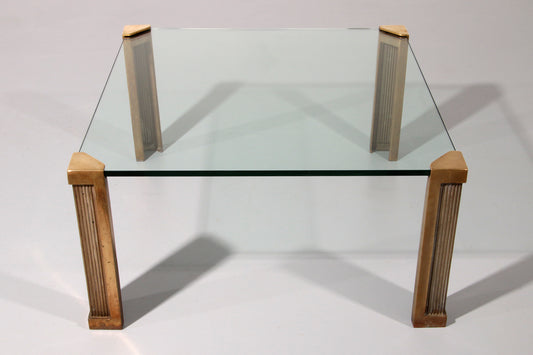 Glass Coffee table design by Peter Ghyczy 1970s model T14