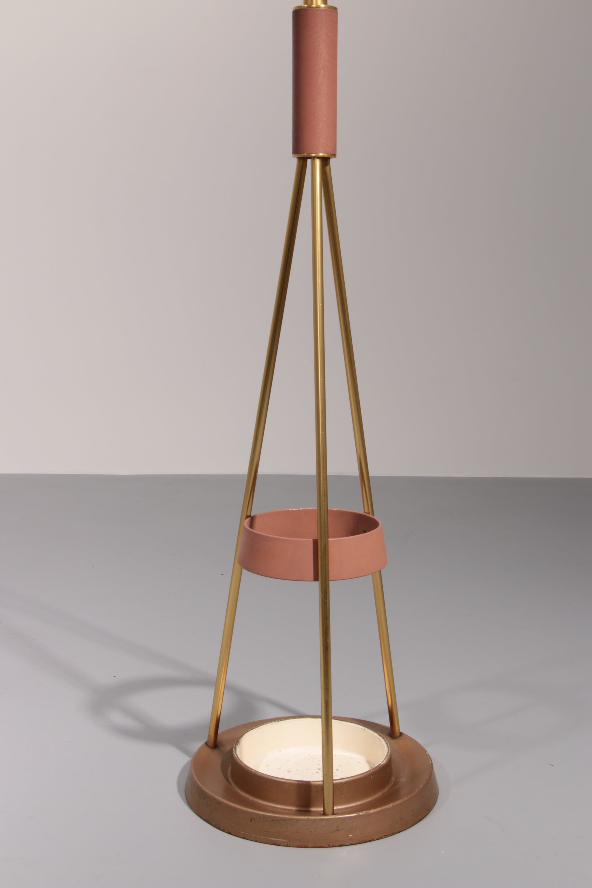 "Timeless Elegance: The Rare 1950s German Iron and Brass Coat Rack"