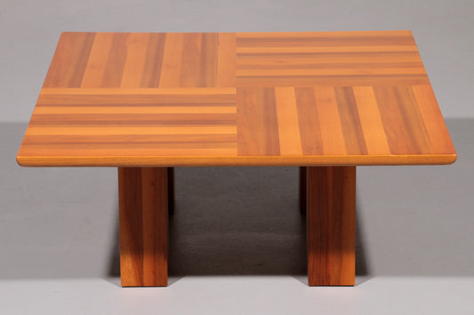 Bellini’s Exquisite Walnut Coffee Table – A Masterpiece of Italian Modernism 1970