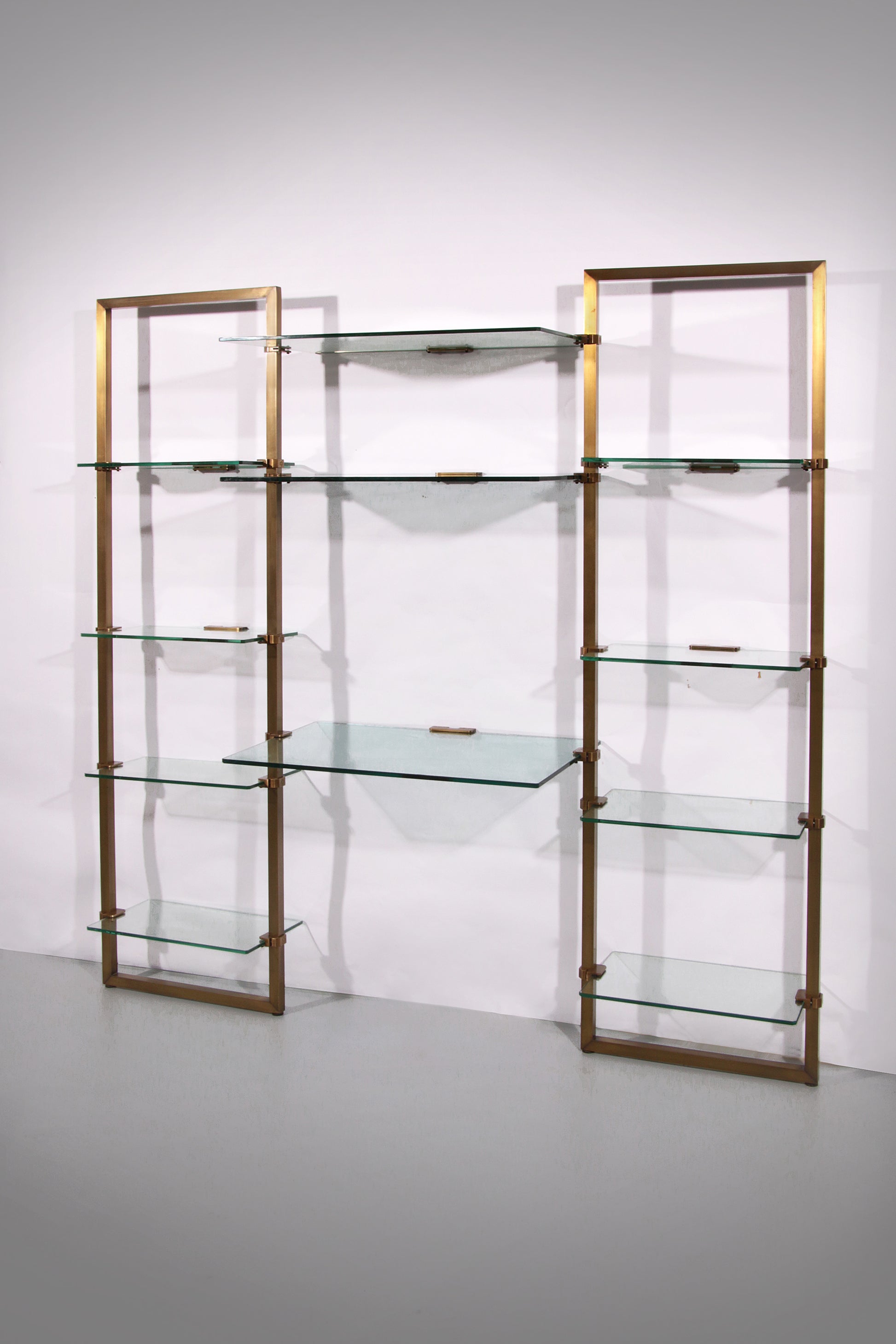 Peter Ghyczy Brass Very Rare Wall Unit Model R16 1970