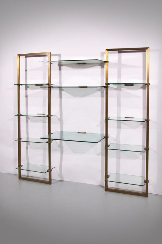 Peter Ghyczy Brass Very Rare Wall Unit Model R16 1970