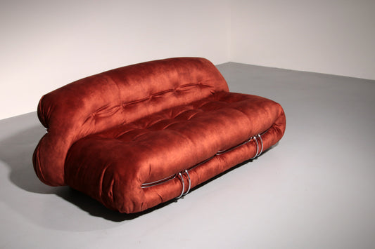 Soriana Sofa by Afra and Tobia Scarpa for Cassina 1970s