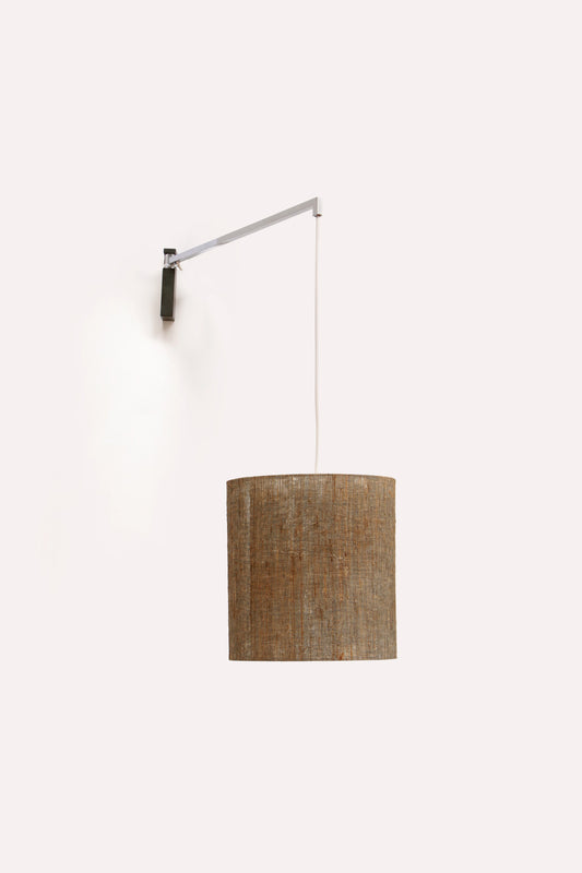 Deens wandlamp met chrome mooi strak model,1960