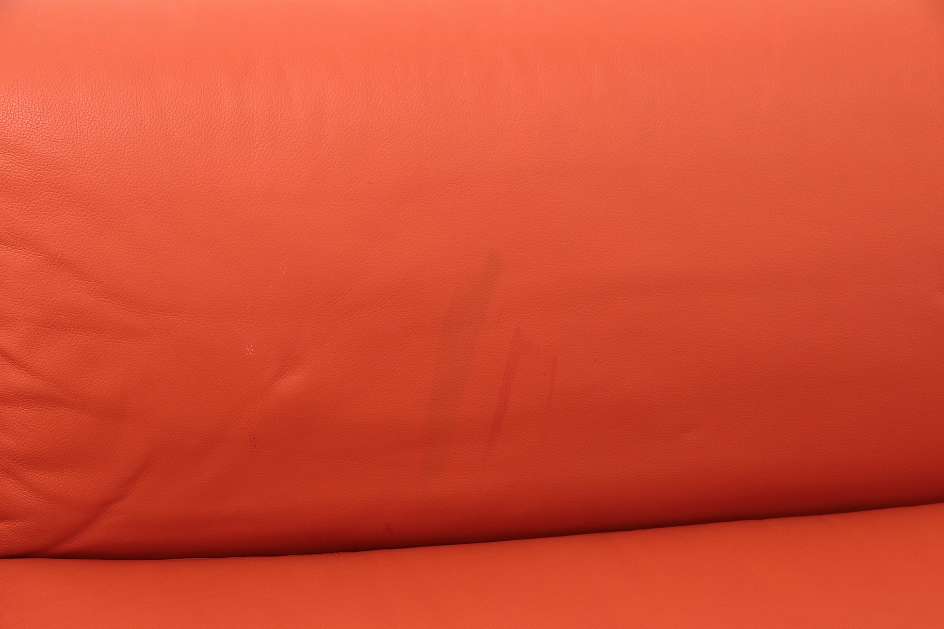 Mario Bellini Amanta modulaire bank in oranje leer voor C&B Italië, jaren 60
