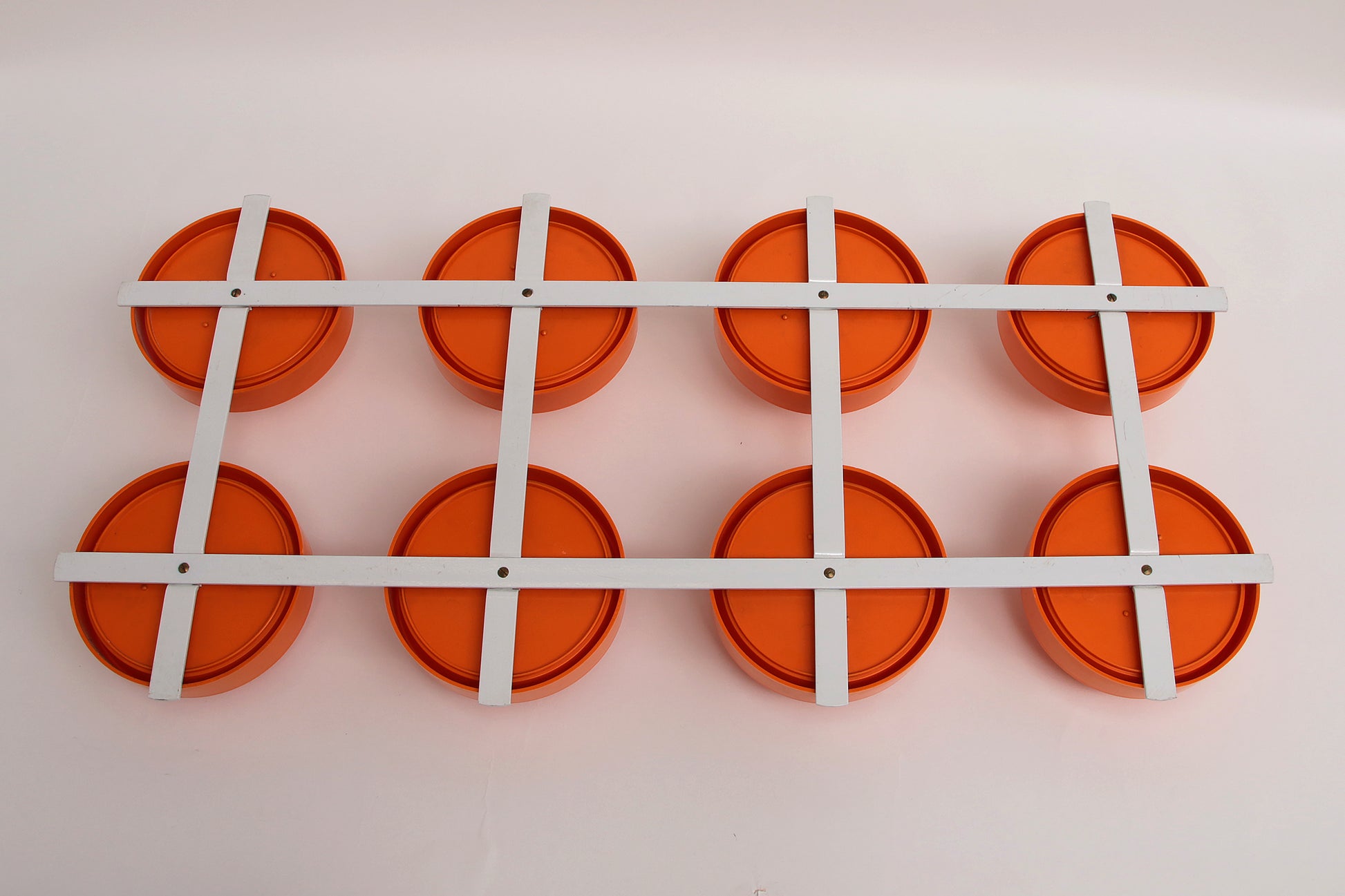 Oranje Spage age wandkapstok jaren60