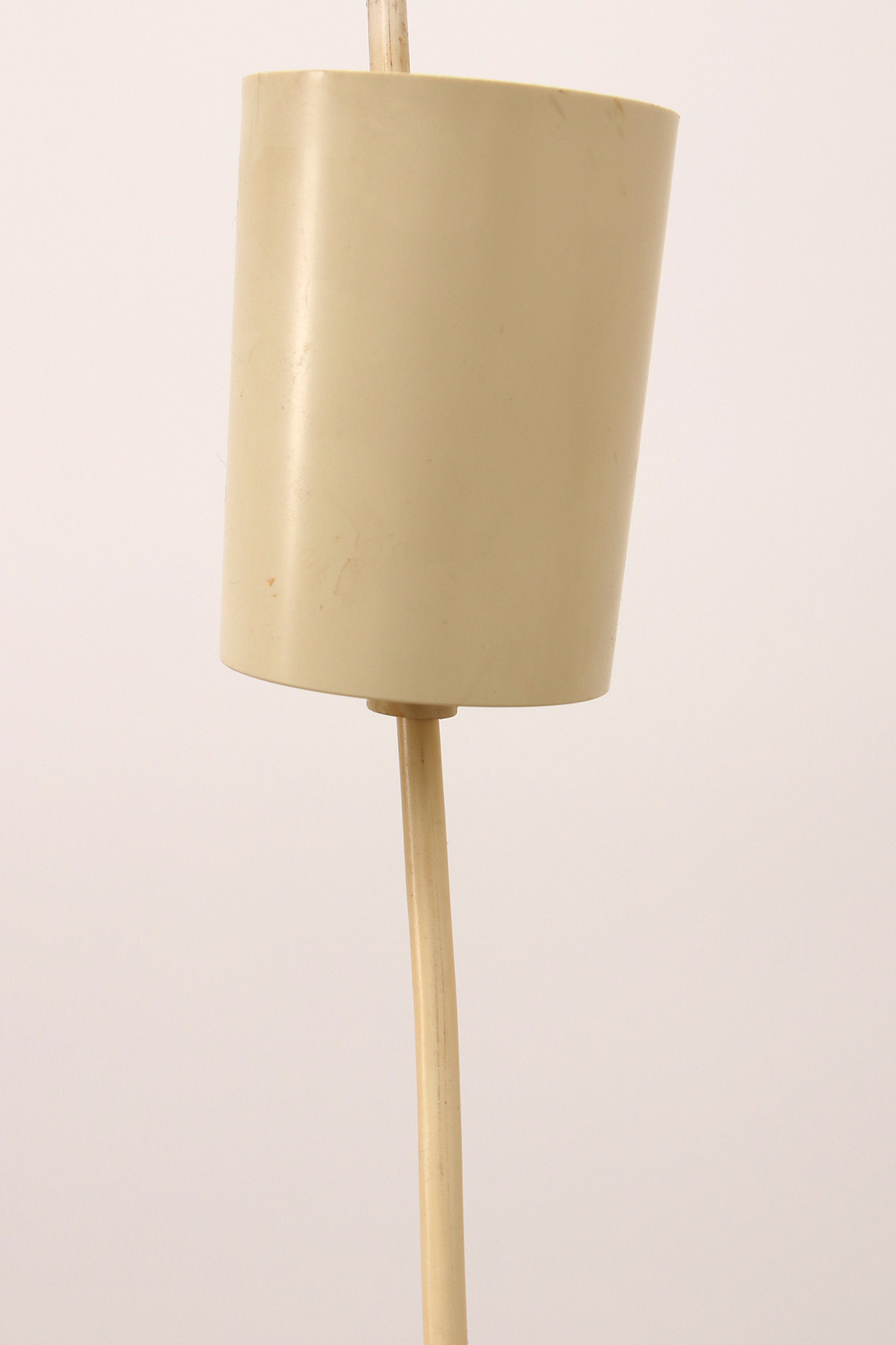 Hanglamp  'Spaghetti" Vintage creme gekleurd ,jaren6