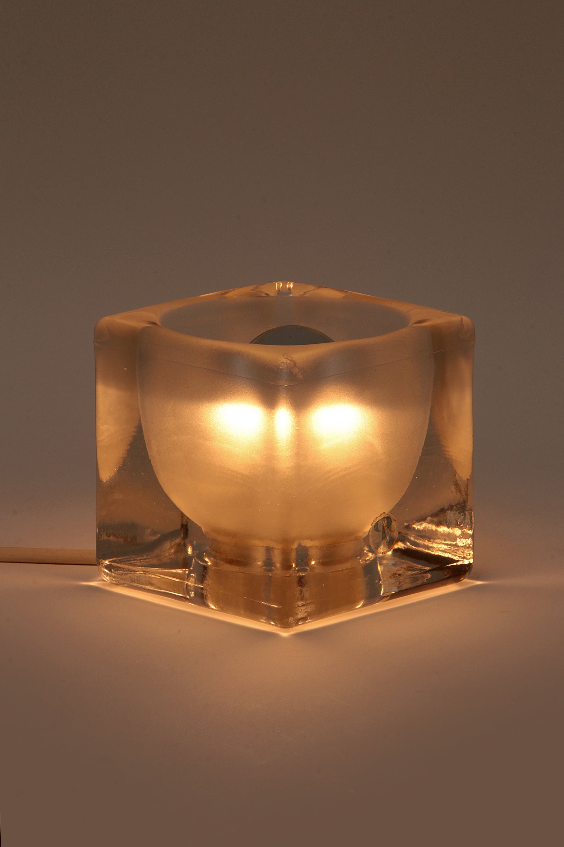 Peill & Putzler ice cube tafellamp,1960 Duitsland.