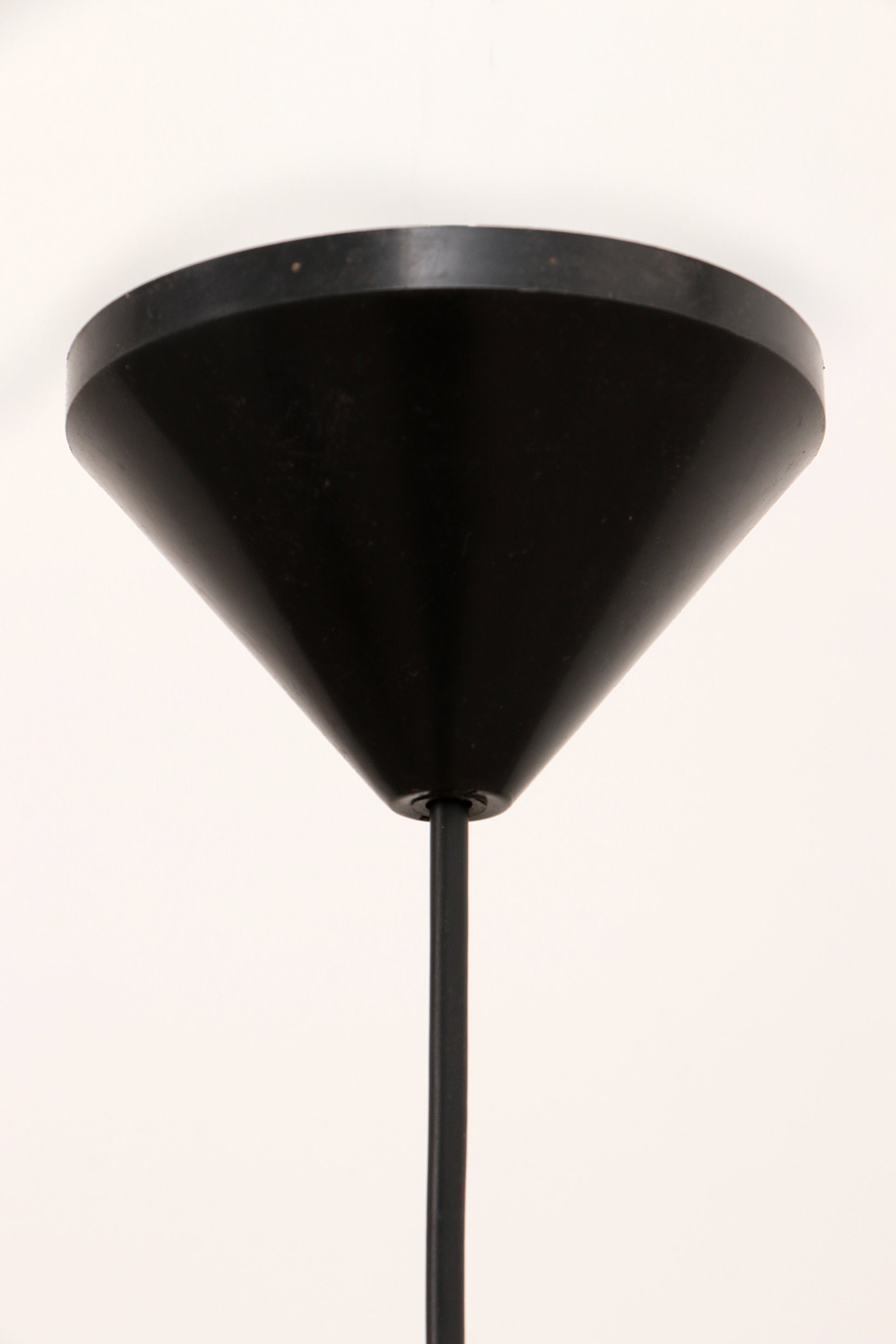 Oranje Vintage stoffen hanglamp jaren60