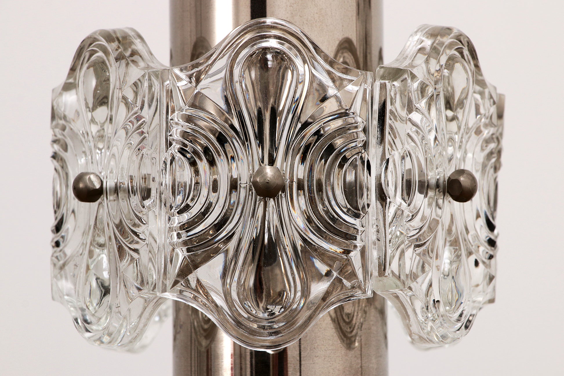 Vintage Kroonluchter Cascade Hanglamp met 5 lampen,1960