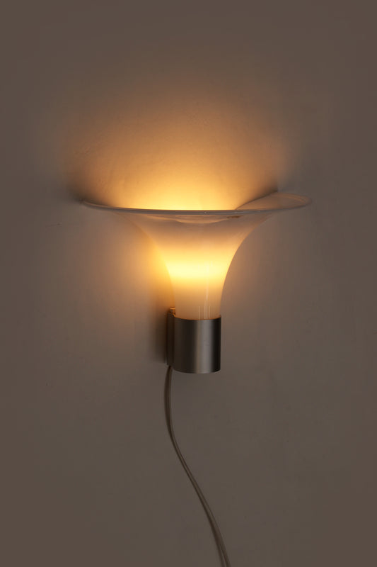 Vintage ''Mandarin'' Holmegaard wandlamp Michael Bang, 1980s.