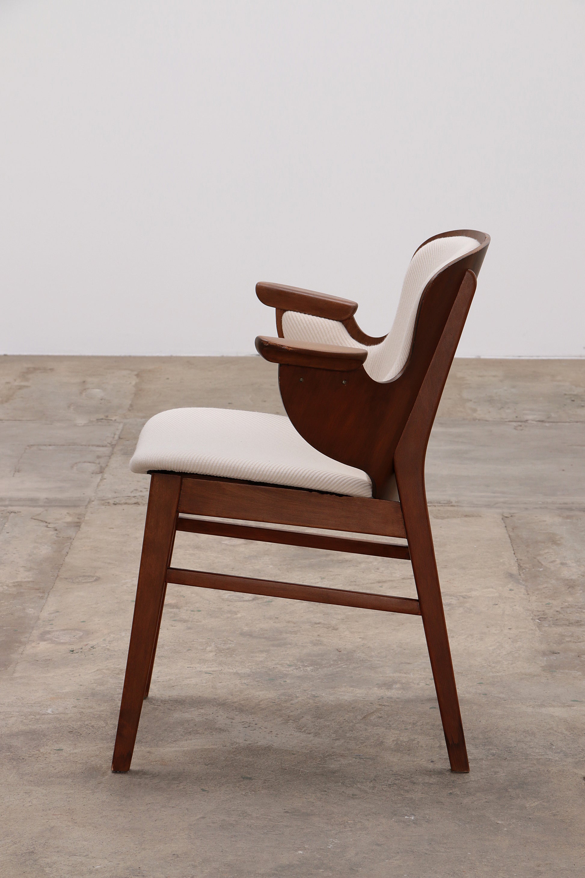 Hans Olsen Lounge stoel Model 107 voor Bramin Mobler, Denemarken, jaren 50