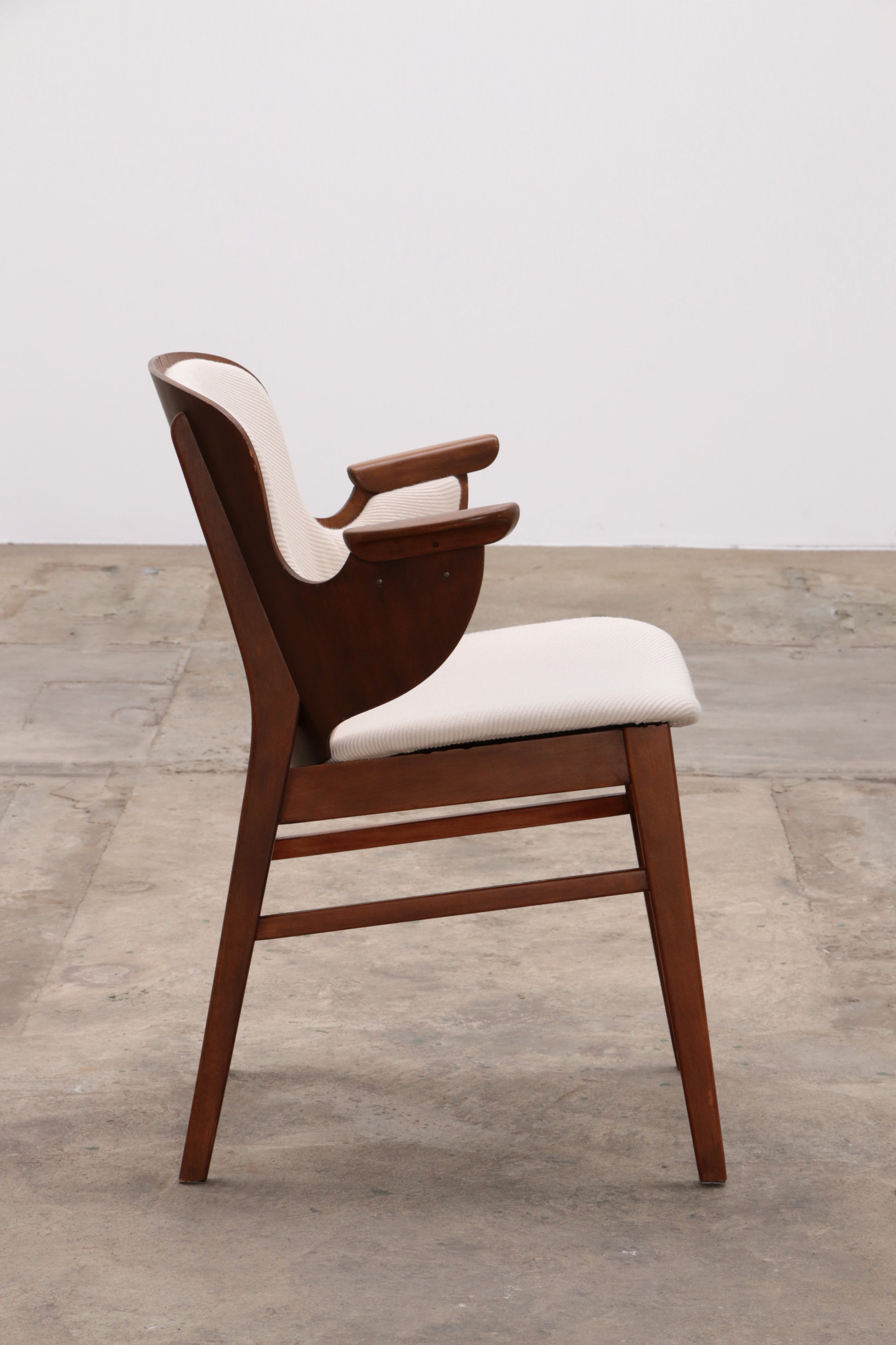 Hans Olsen Lounge stoel Model 107 voor Bramin Mobler, Denemarken, jaren 50