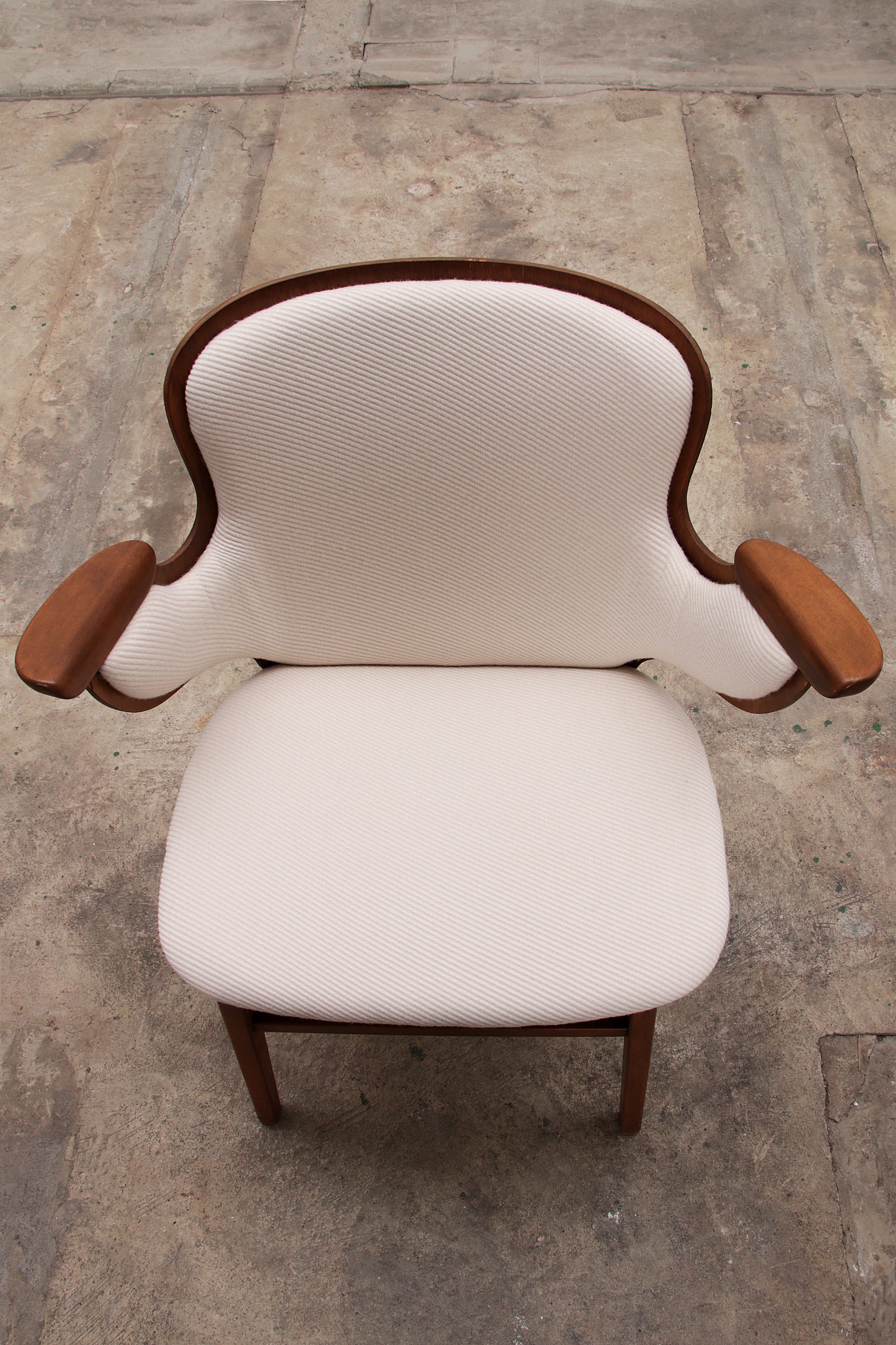 Hans Olsen Lounge stoel Model 107 voor Bramin Mobler, Denemarken, jaren 50