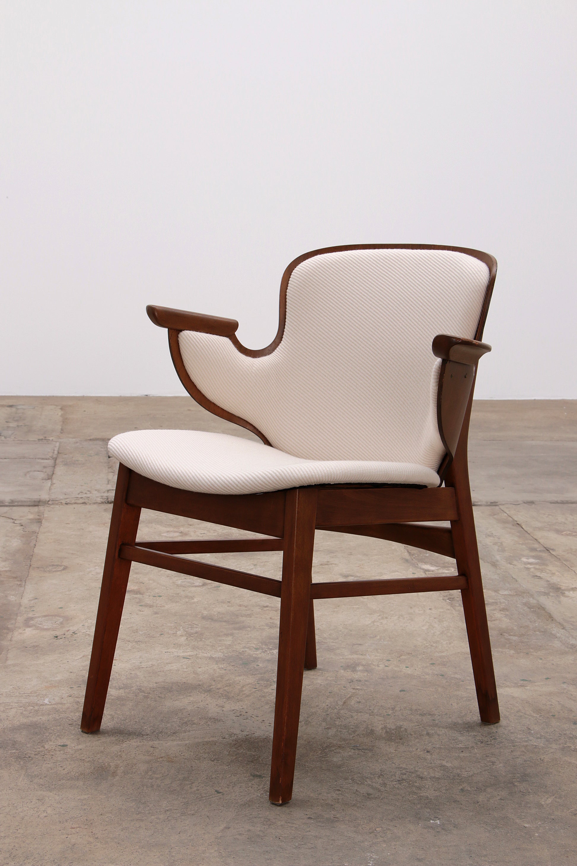 Hans Olsen Lounge stoel Model 107 voor Bramin Mobler, Denemarken, jaren 50