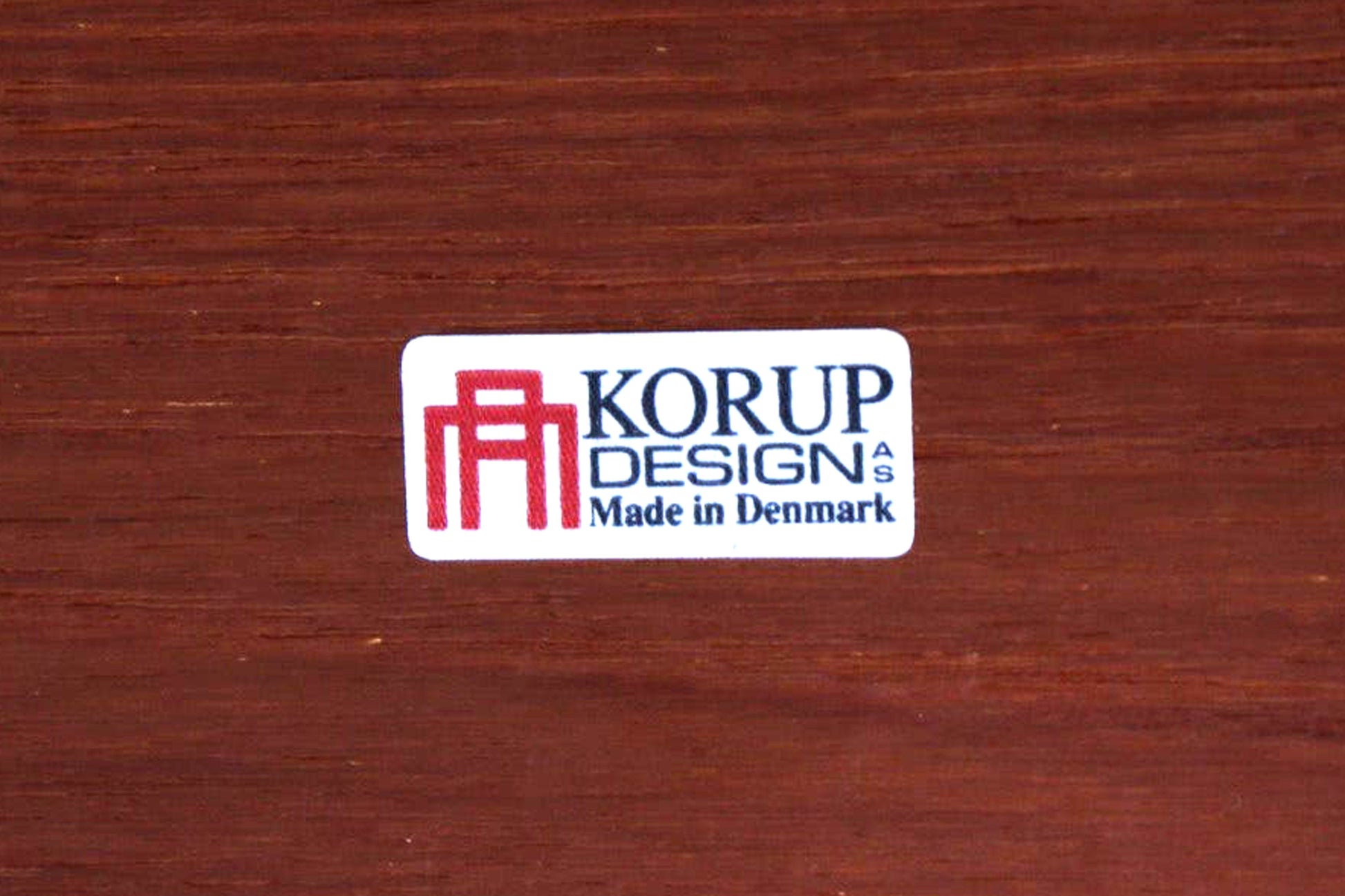 Deense set 4 stoelen Kai Kristiansen en een tafel van Korup,1960 Denemarken.