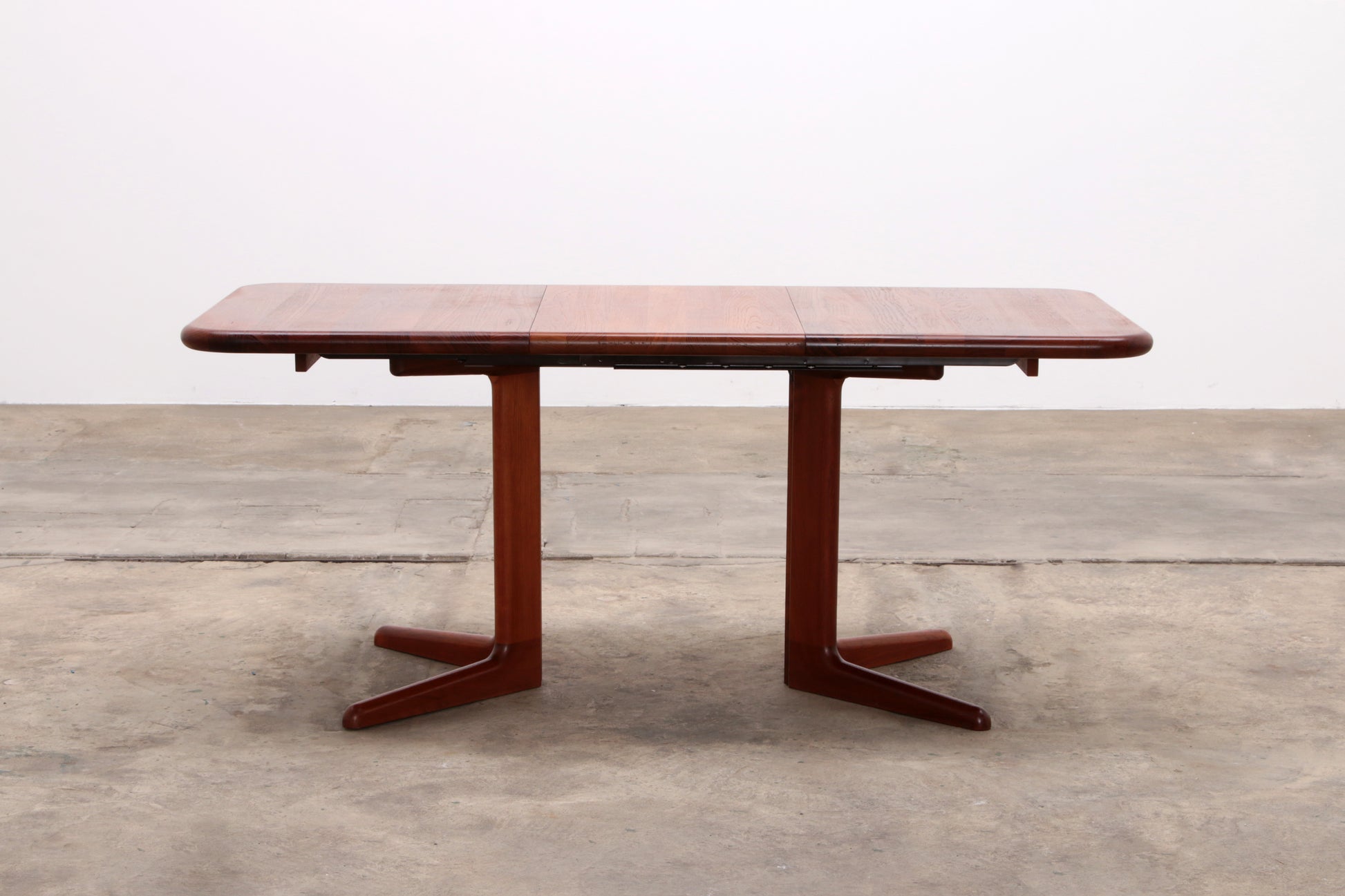 Deense set 4 stoelen Kai Kristiansen en een tafel van Korup,1960 Denemarken.