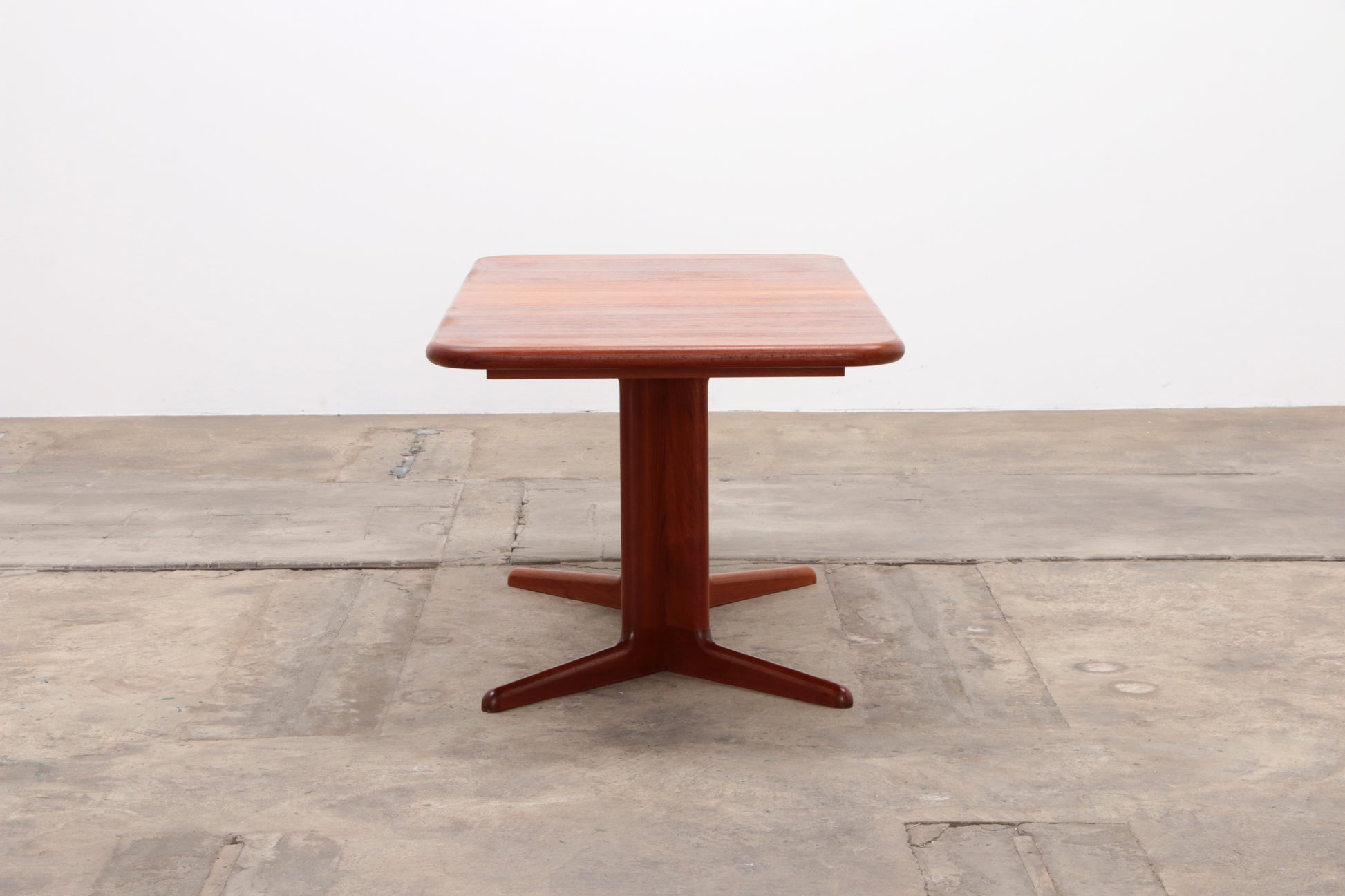 Deense set 4 stoelen Kai Kristiansen en een tafel van Korup,1960 Denemarken.