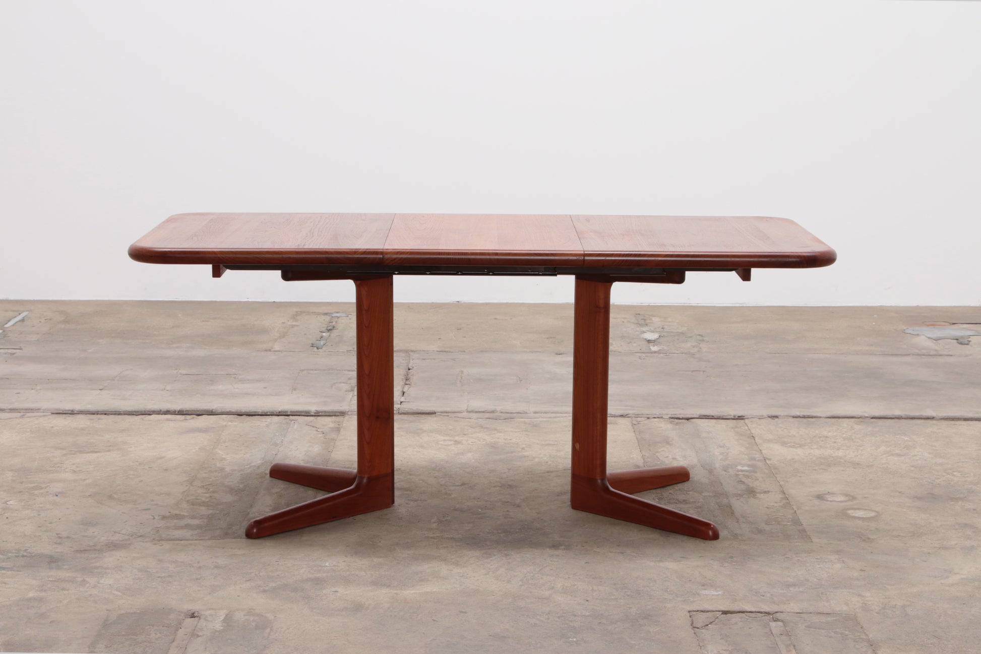 Deense set 4 stoelen Kai Kristiansen en een tafel van Korup,1960 Denemarken.