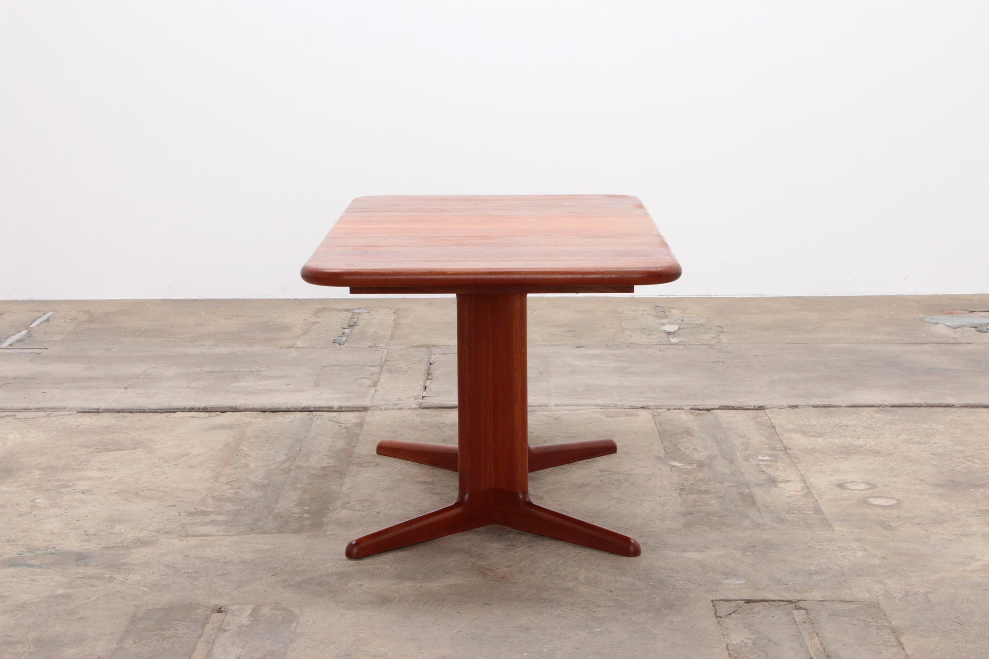 Deense set 4 stoelen Kai Kristiansen en een tafel van Korup,1960 Denemarken.