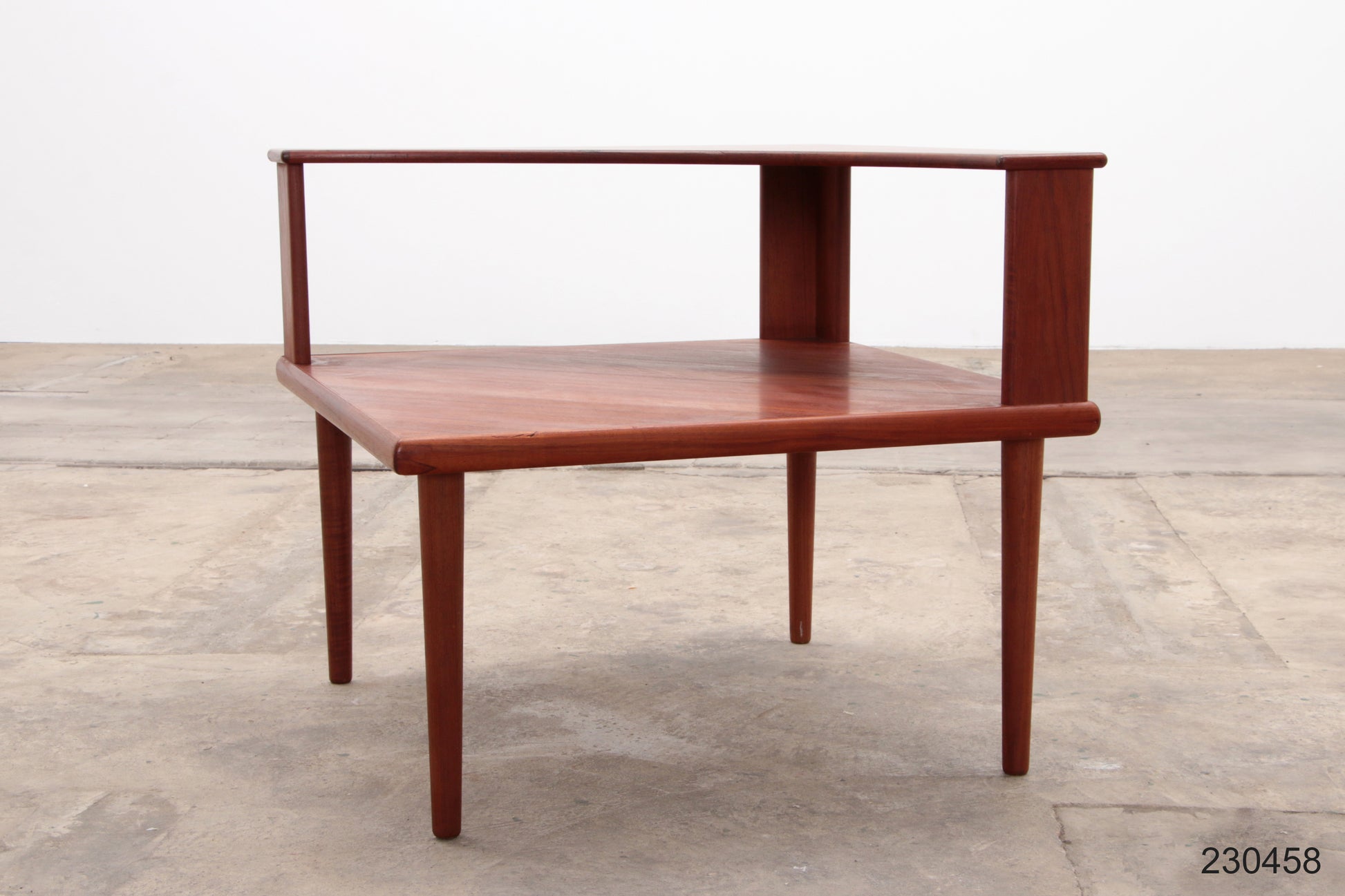 Vintage Zweedse Teakhouten hoektafel van Alf Svensson en Yngvar Sandstrom,1960