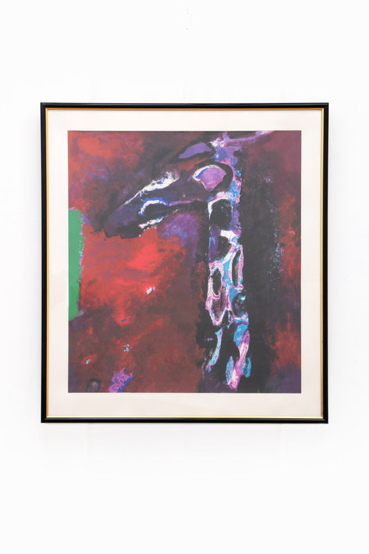 Nico Molenkamp Painting Giraffe Edition 2/20 (1920-1998), Netherlands