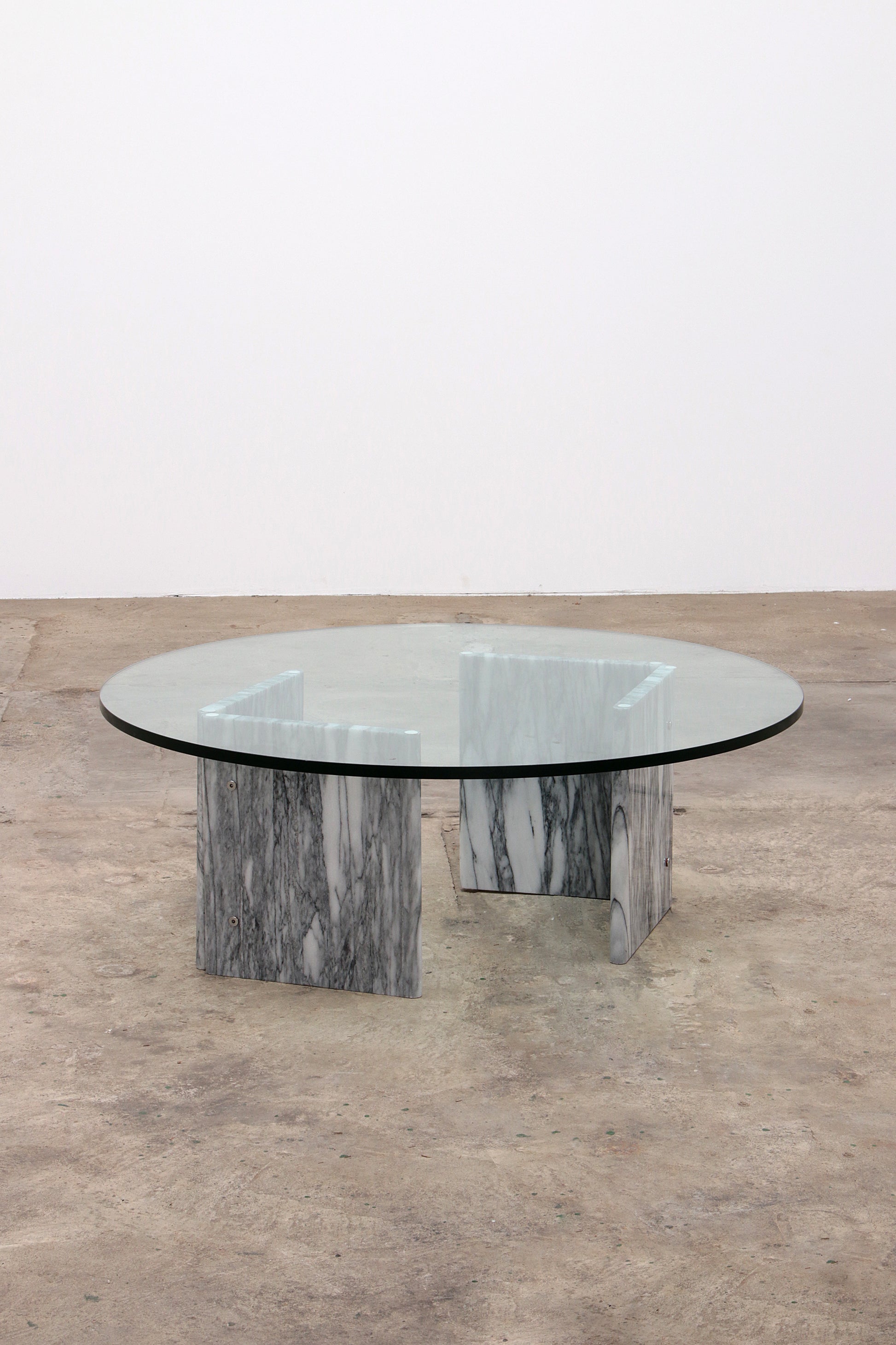 Vintage Design Italiaanse marmeren vintage salontafel,1970 Italie