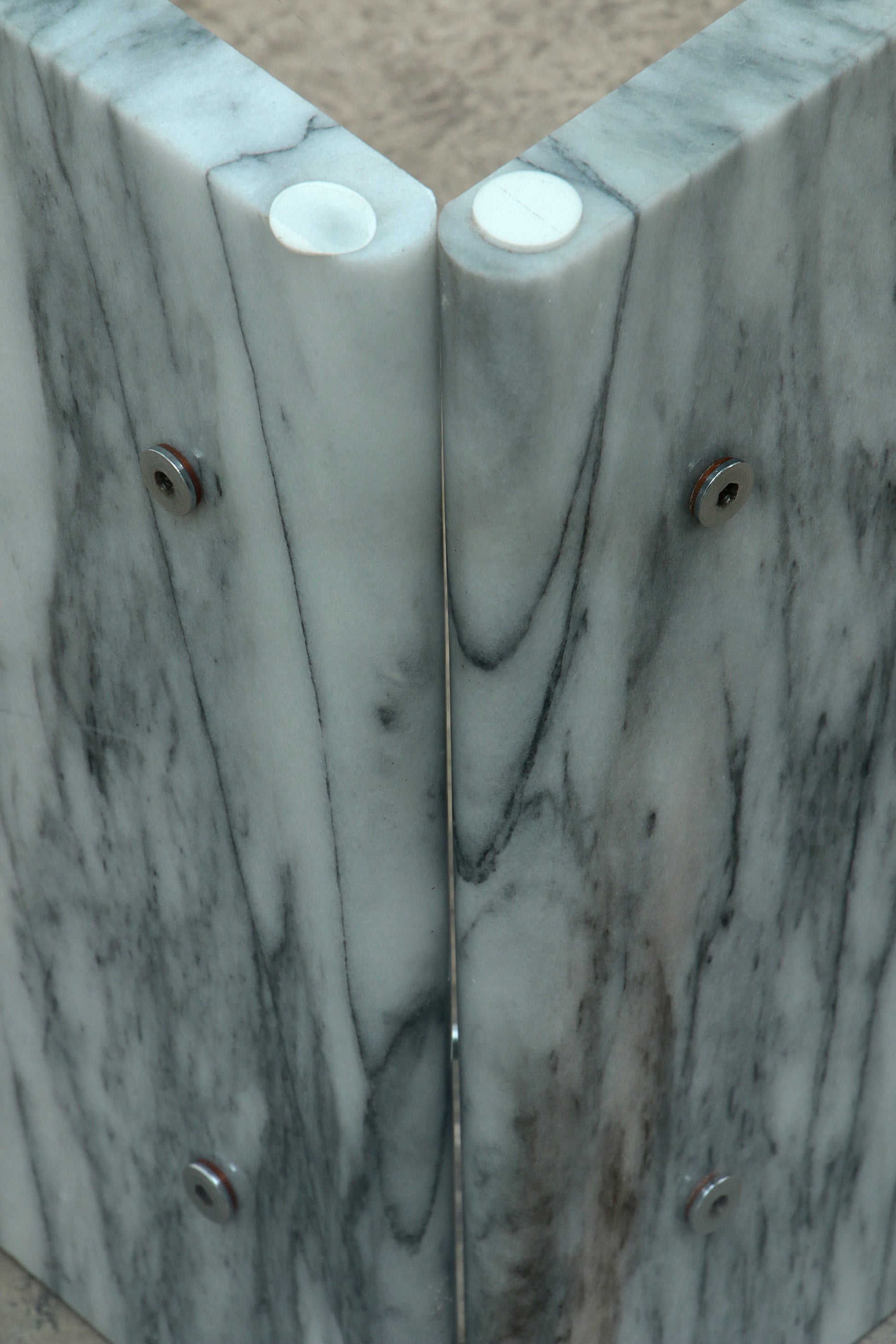 Vintage Design Italiaanse marmeren vintage salontafel,1970 Italie