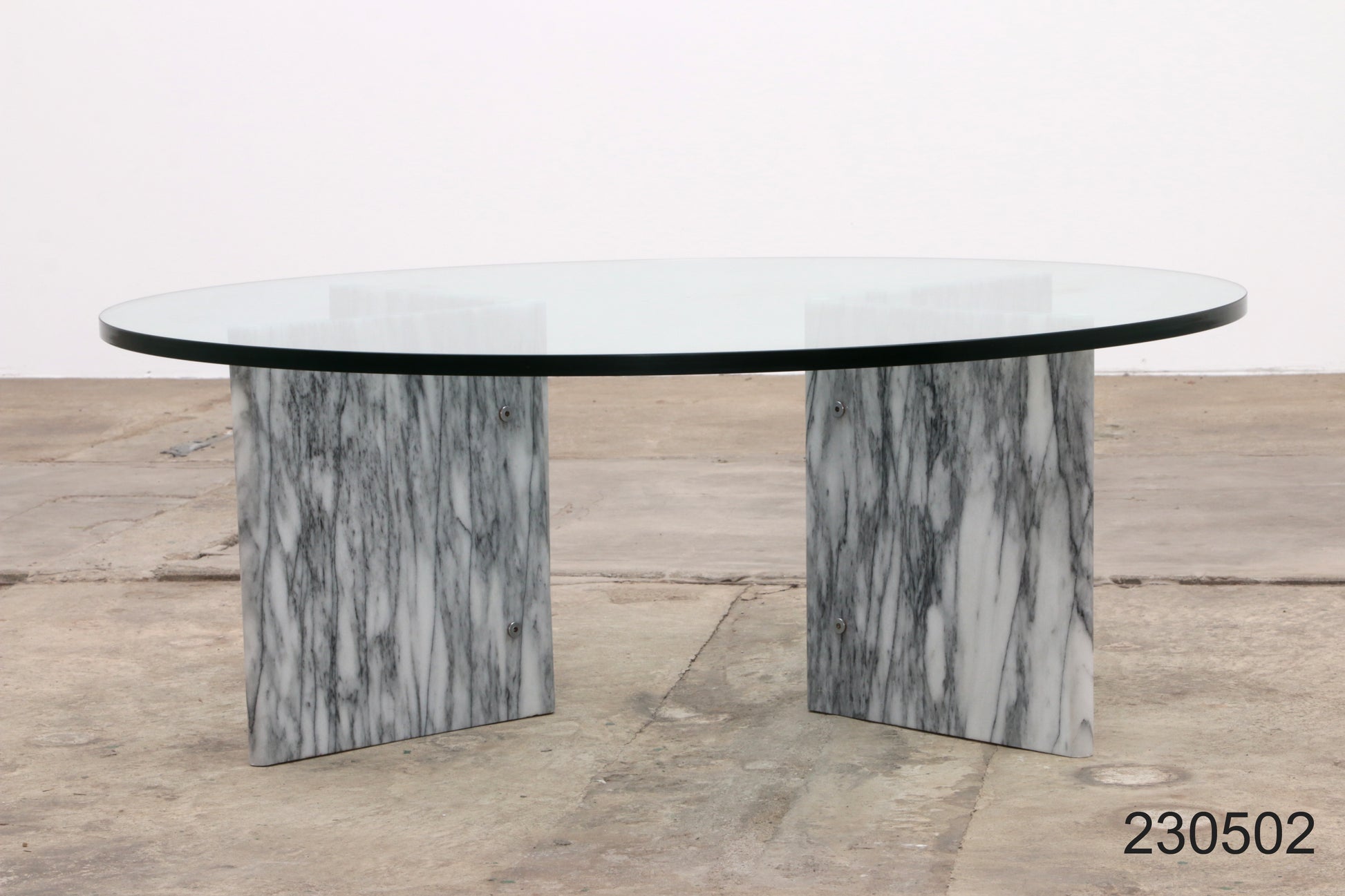 Vintage Design Italiaanse marmeren vintage salontafel,1970 Italie