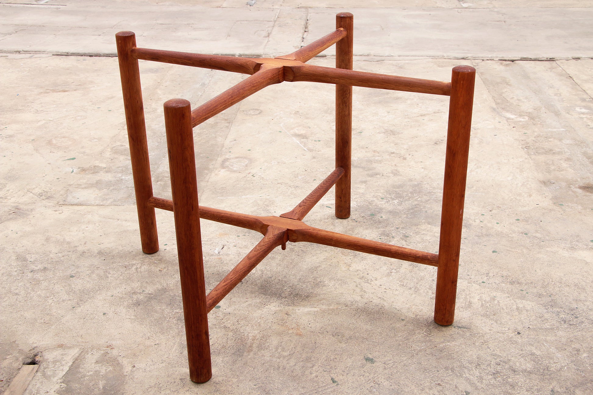 Vintage Hans J. Wegner AT35 Bijzettafel in teak Andreas Tuck,1945 Denemarken.