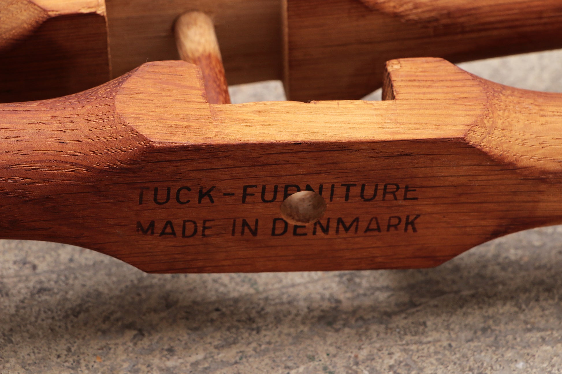 Vintage Hans J. Wegner AT35 Bijzettafel in teak Andreas Tuck,1945 Denemarken.