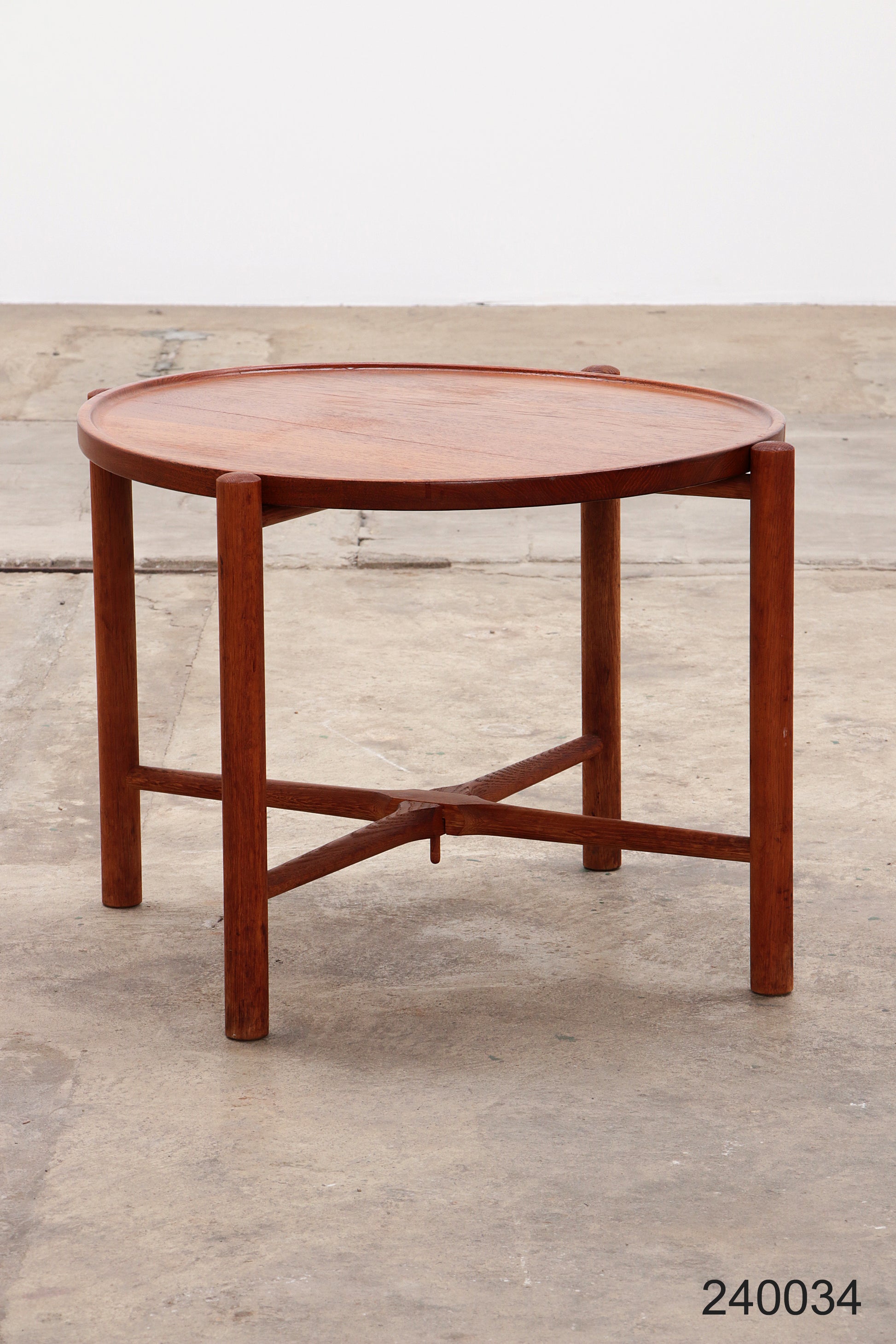Vintage Hans J. Wegner AT35 Bijzettafel in teak Andreas Tuck,1945 Denemarken.