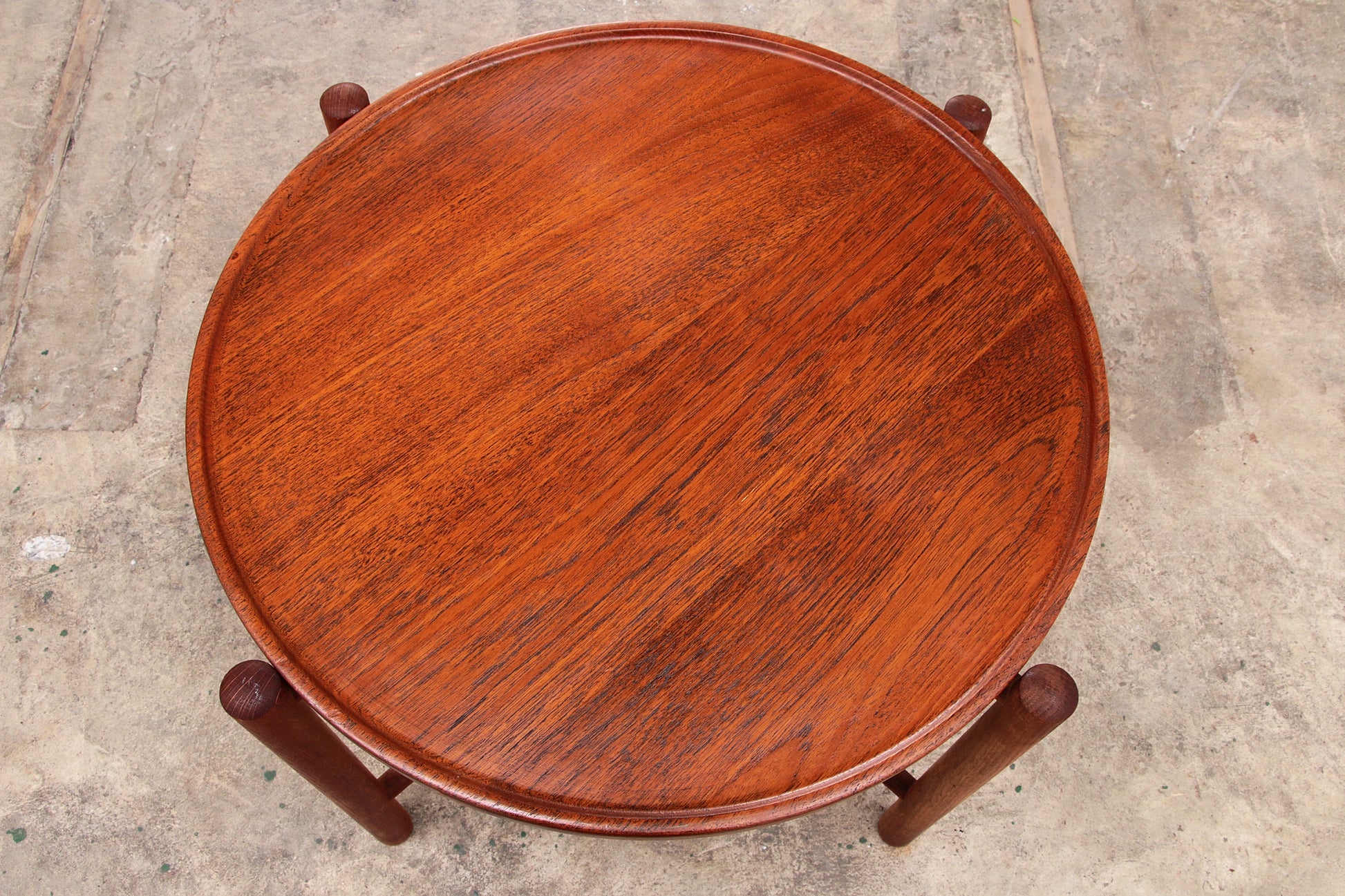 Vintage Hans J. Wegner AT35 Bijzettafel in teak Andreas Tuck,1945 Denemarken.
