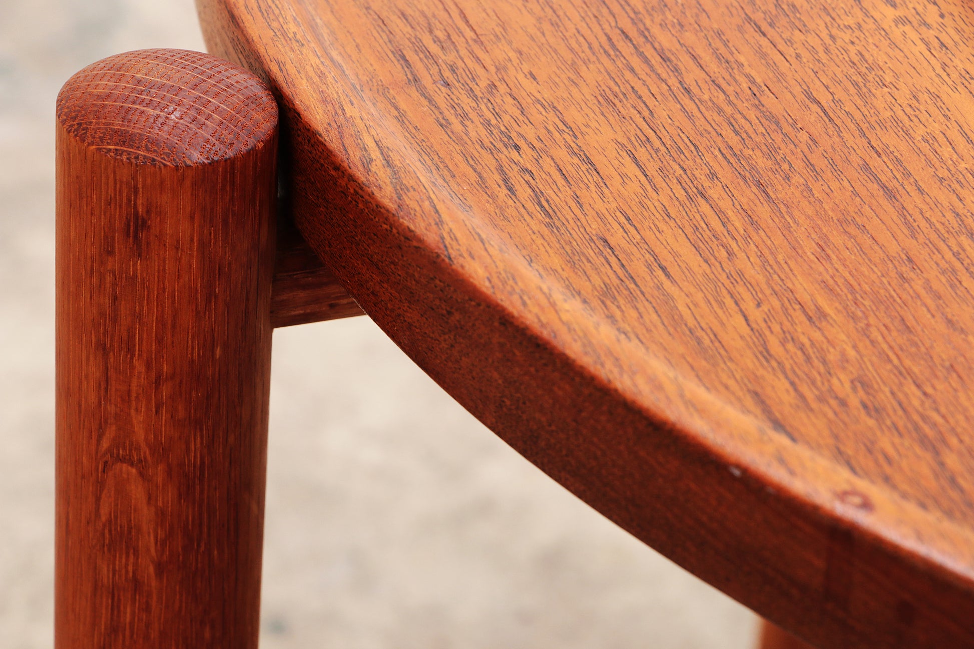 Vintage Hans J. Wegner AT35 Bijzettafel in teak Andreas Tuck,1945 Denemarken.