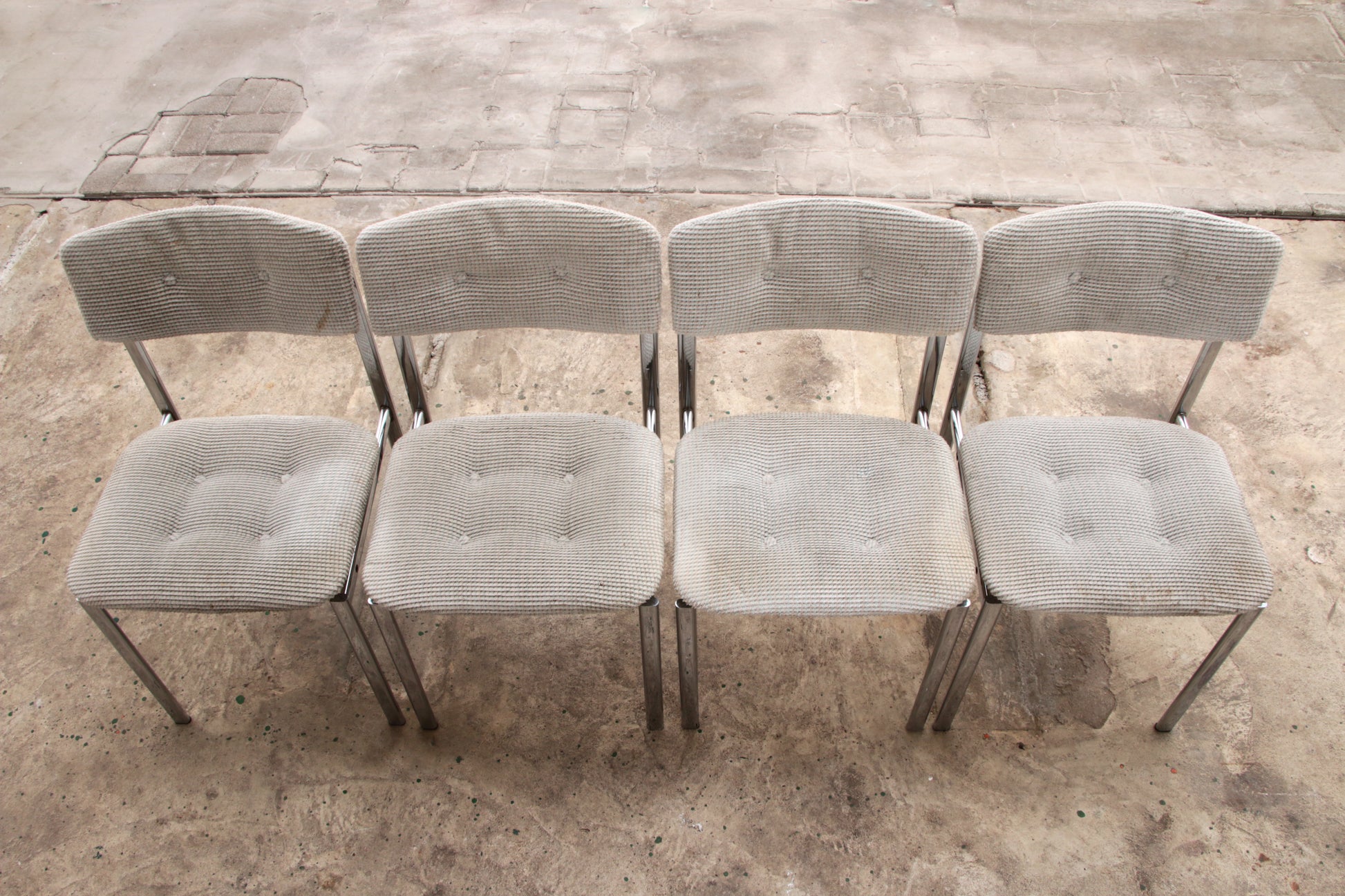 Rechthoekige Eettafel "Andrè" met Stoelen - Designklassieker uit de Jaren 60