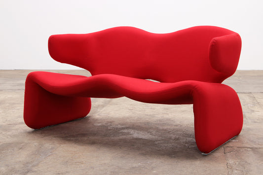 Vintage Tweezits Djinn Sofa van Oliver Mourgue - Een Icoon uit de Jaren '60