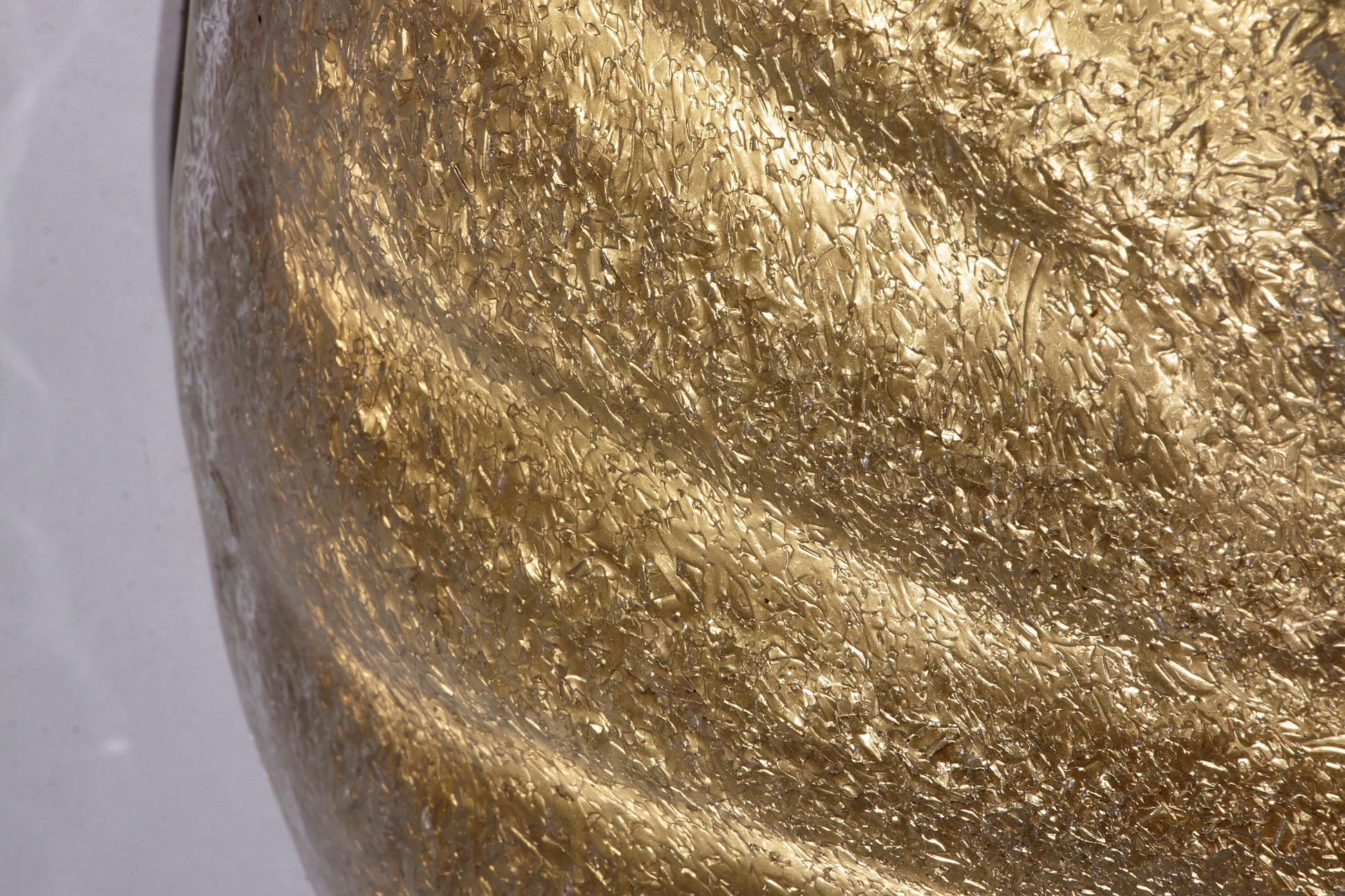Italiaanse plafonnière van Muranoglas met gouden details