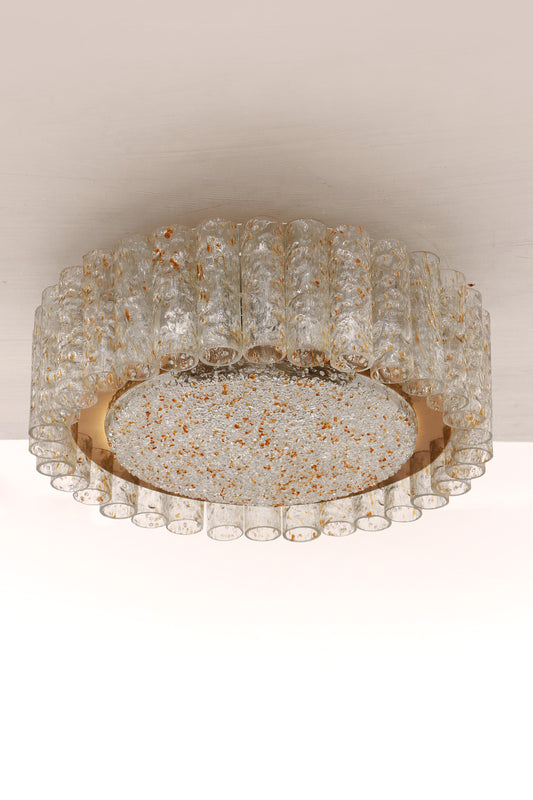 Rare Mid-Century Ceiling Chandelier by Doria Leuchten