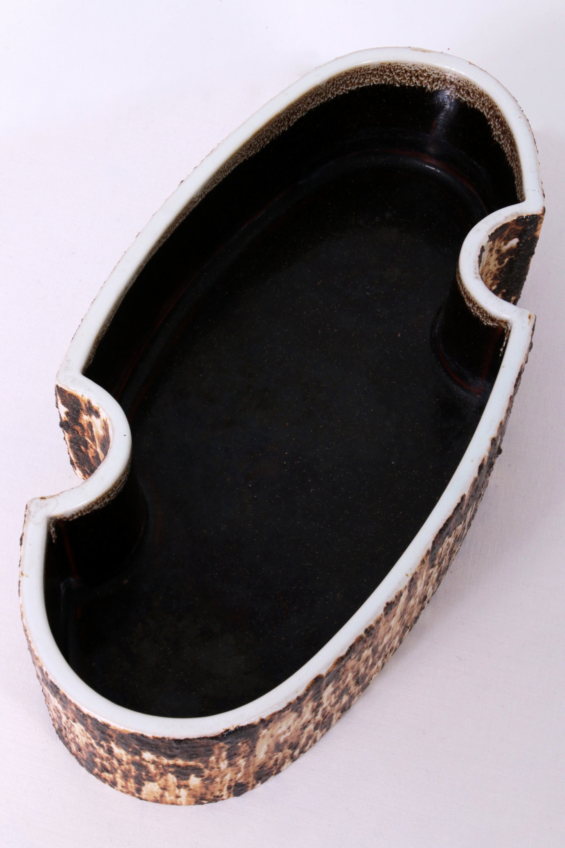 Yamasan Ikebana Bowl - Authentic 1960s Japanese Ceramic