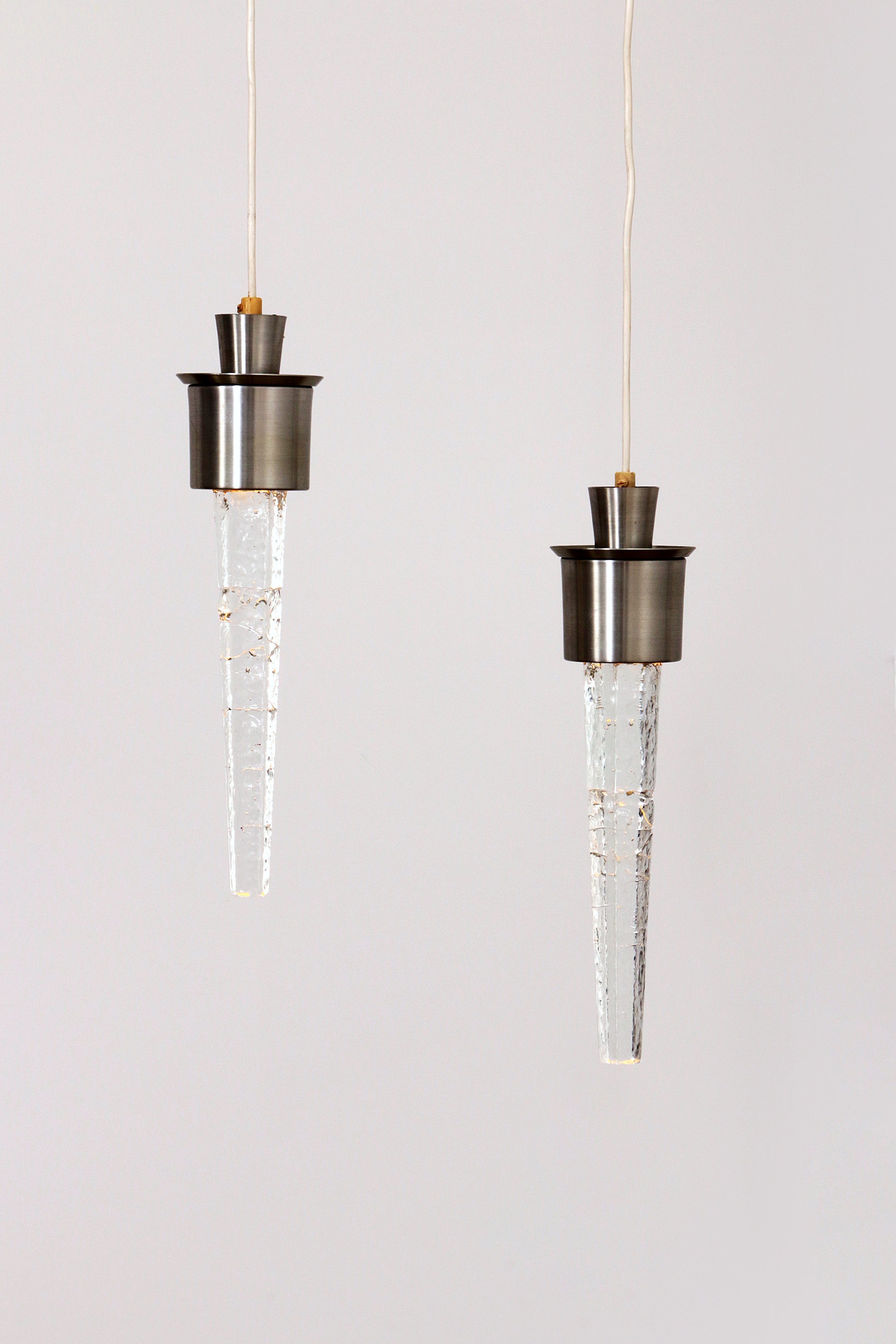 Orrefors "Istapper" Pendant Lamps