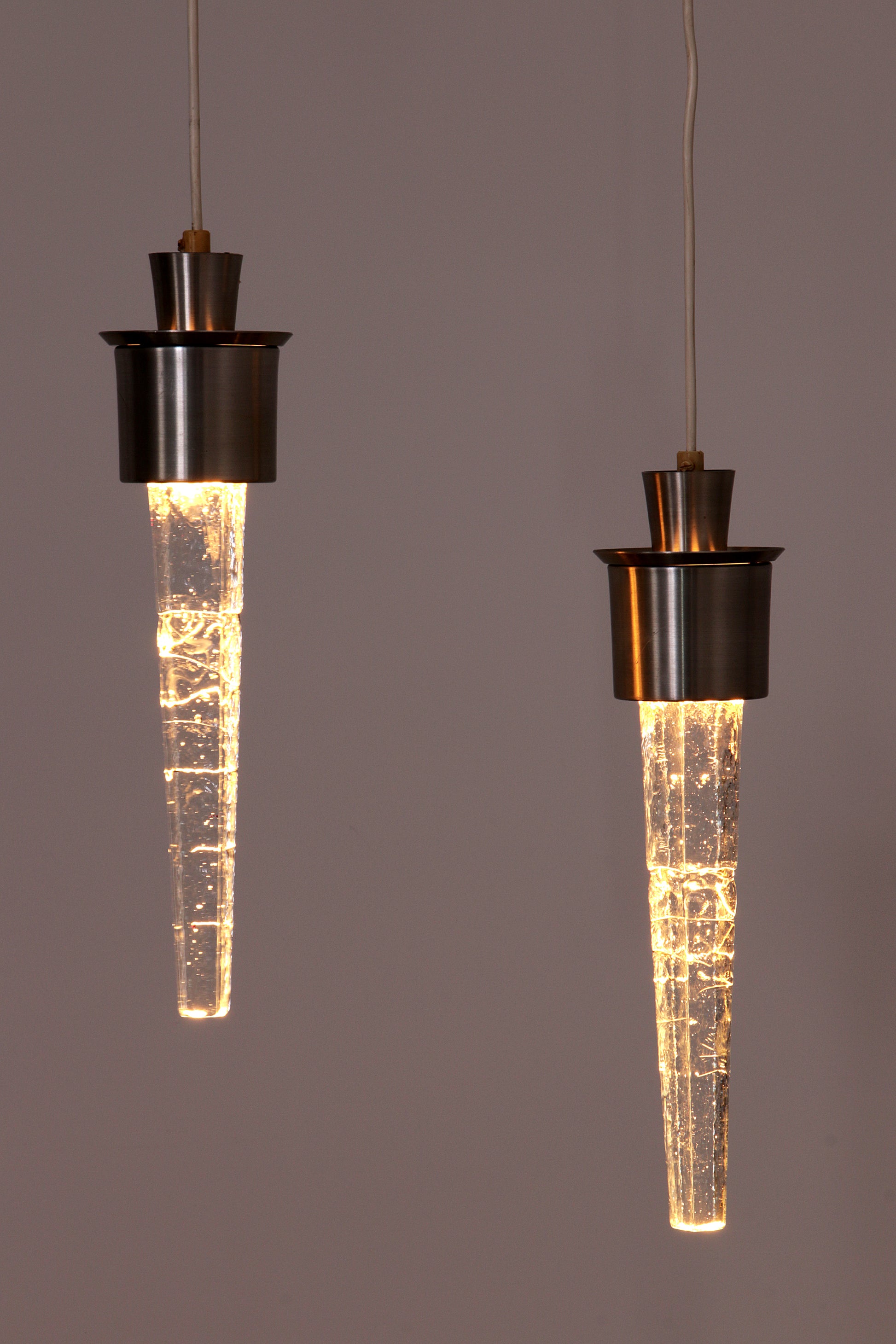 Orrefors "Istapper" Pendant Lamps