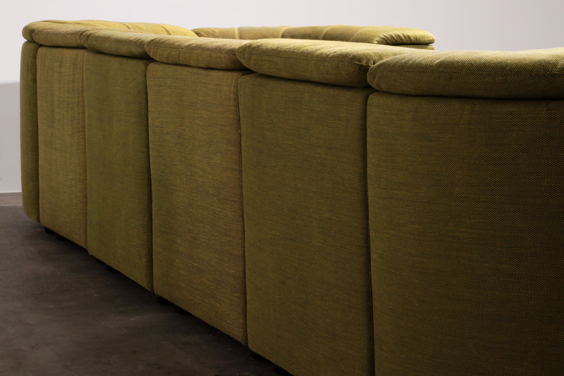 Durlet 9-Piece Modular Sofa in Luxe Green De Ploeg Fabric 1960