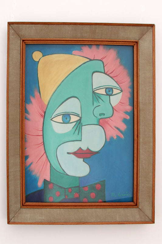 Painting The Two Faces by Michel Guérin (1940-2013)