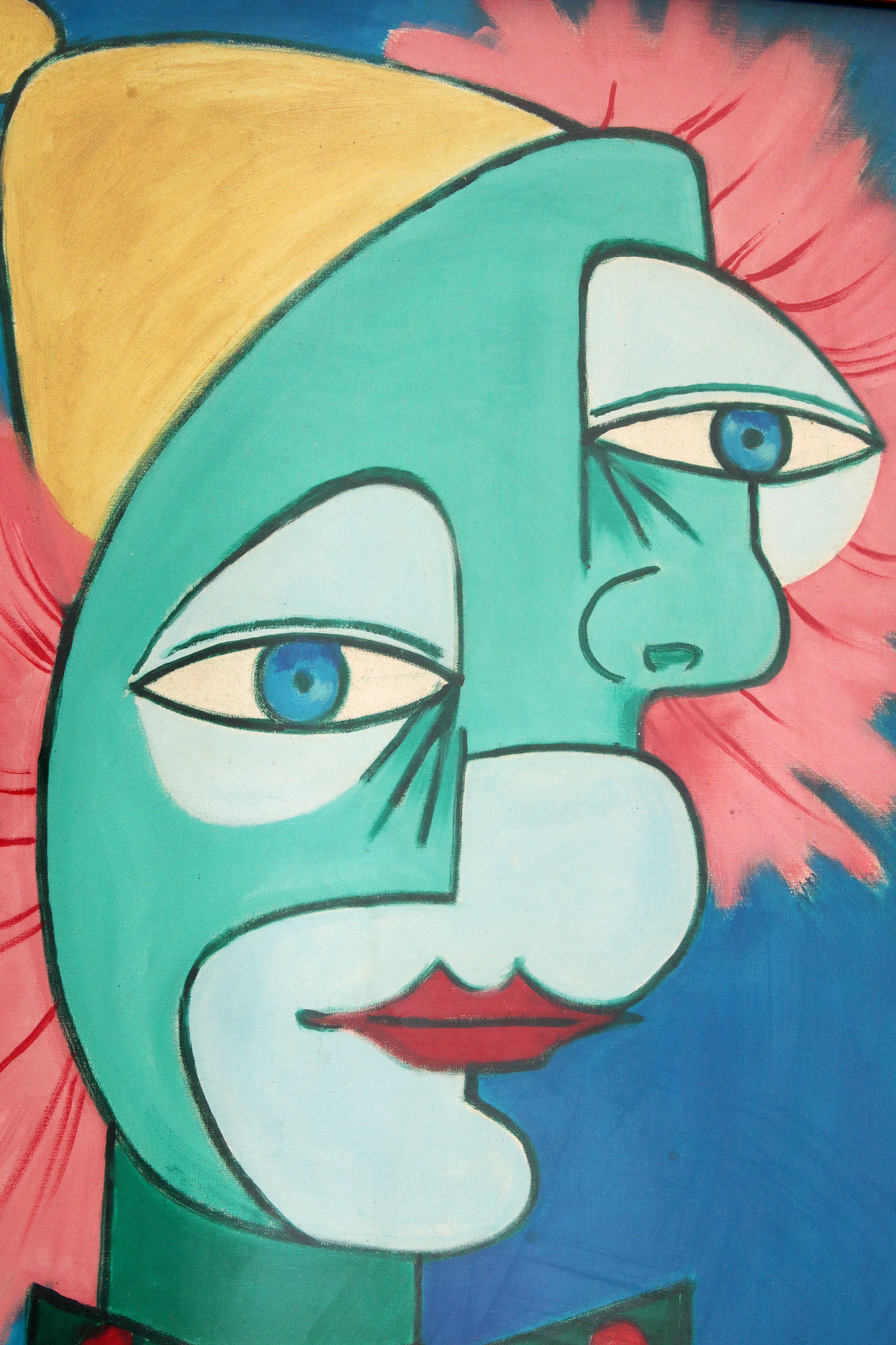 Painting The Two Faces by Michel Guérin (1940-2013)