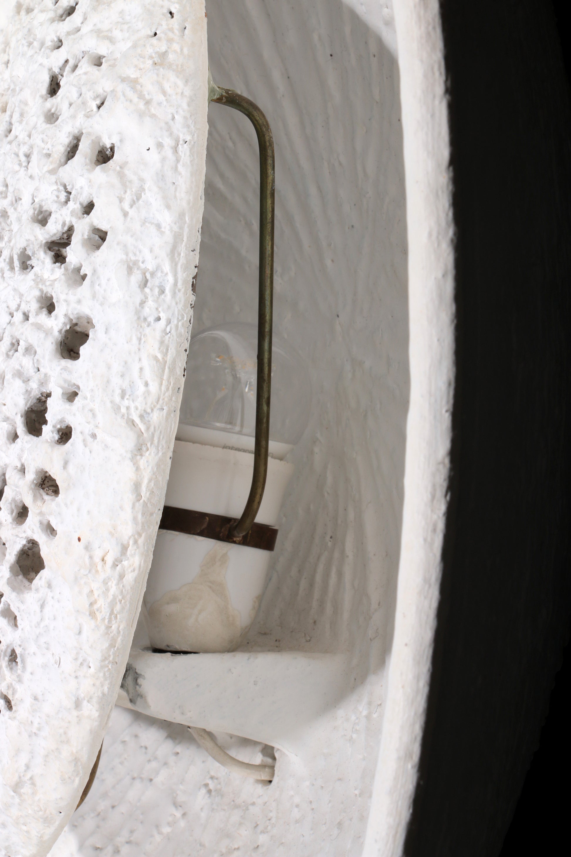 Vintage Stoneware Wall lamp by Sejer Keramik, Denmark 1960