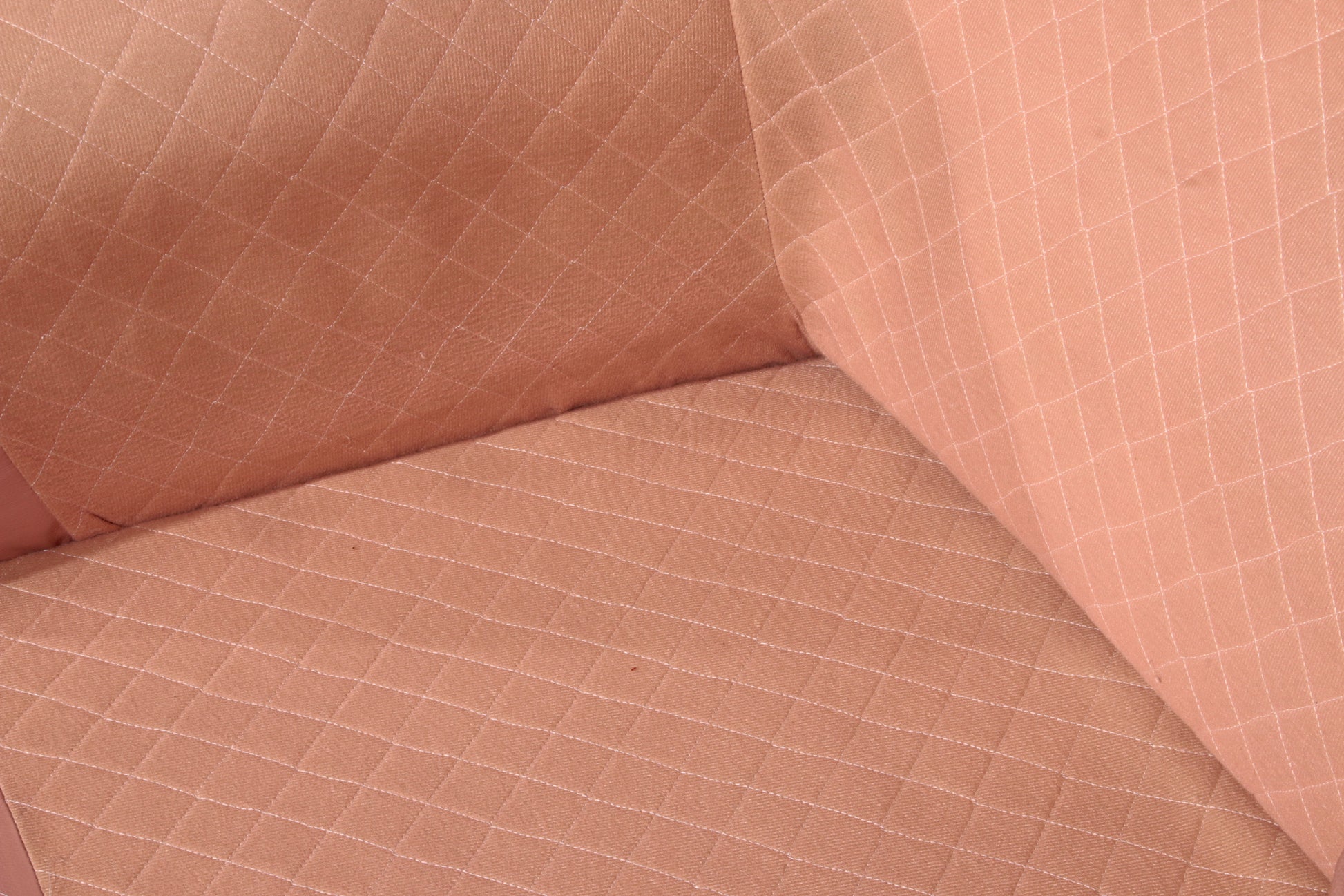 Vintage Italian Lounge Set – 4-Piece Rose Pink Leather (1970s)