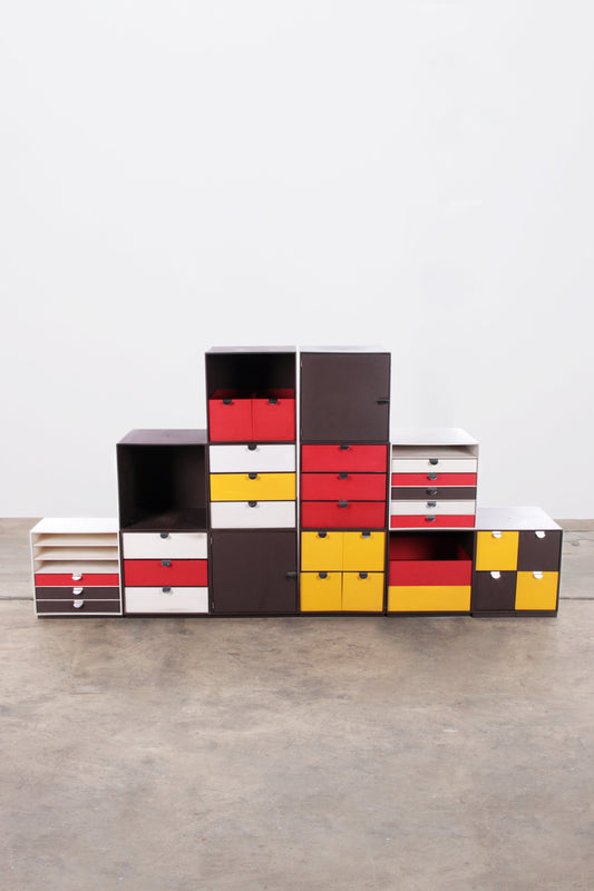 Large Palaset wall unit by Ristomatti Ratia for Marimekko, 1970s