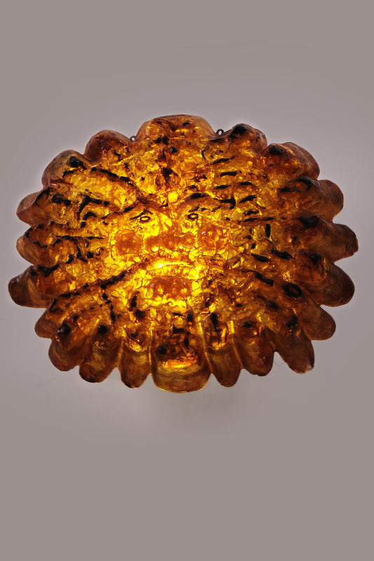 Wall Decoration Lamp Design by Matius Made of Resin, 1970 France