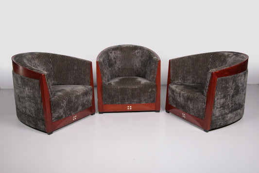 Art Deco Armchairs Design from Frits Schuitema with Table, 1980