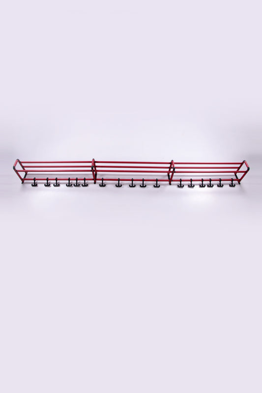 Mega Long Wall Coat Rack Space Age The length is 3.50 meters,1970s