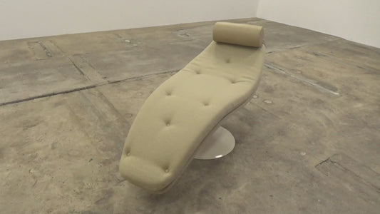 Vintage 60s Lounge Chair with Modern Upholstery